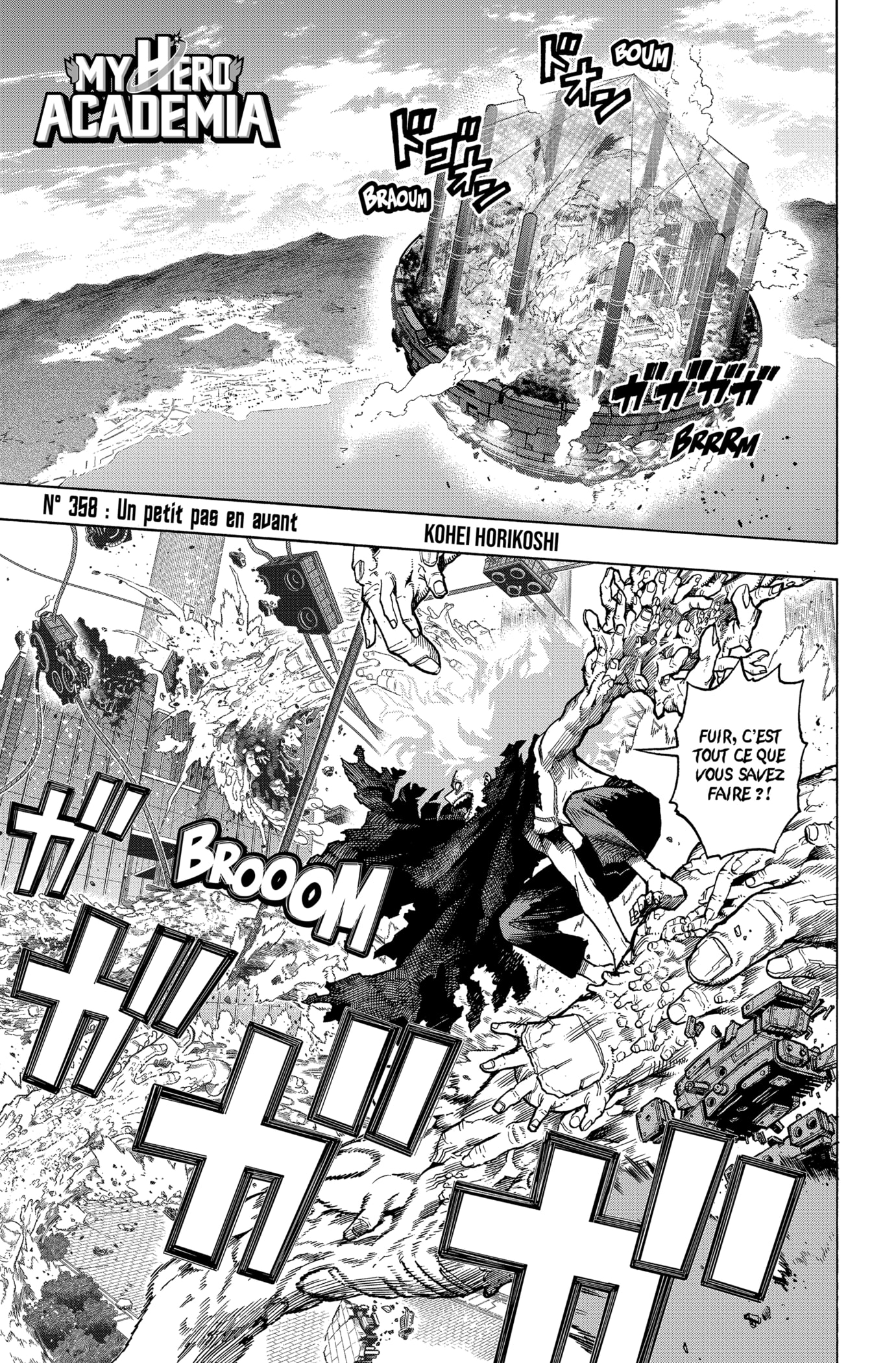 My Hero Academia Chapitre 358 - Page 1