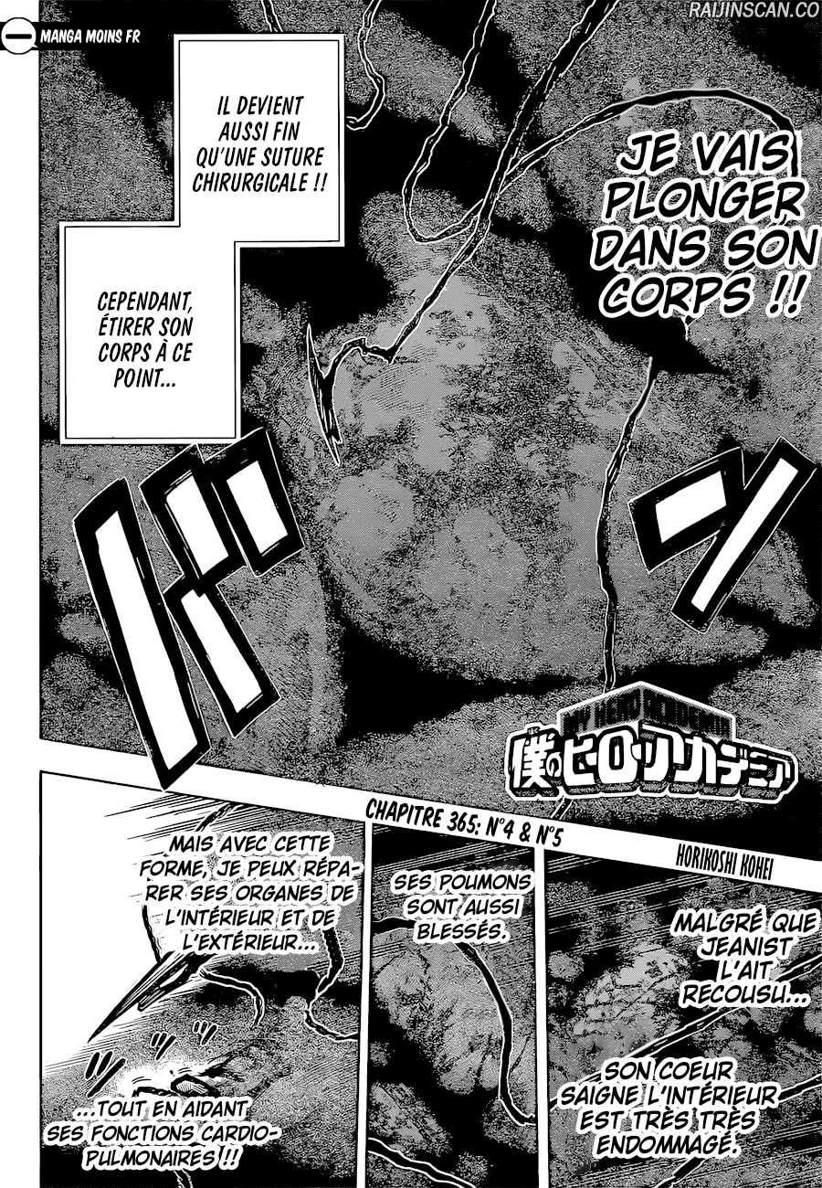 My Hero Academia Chapitre 365 - Page 4