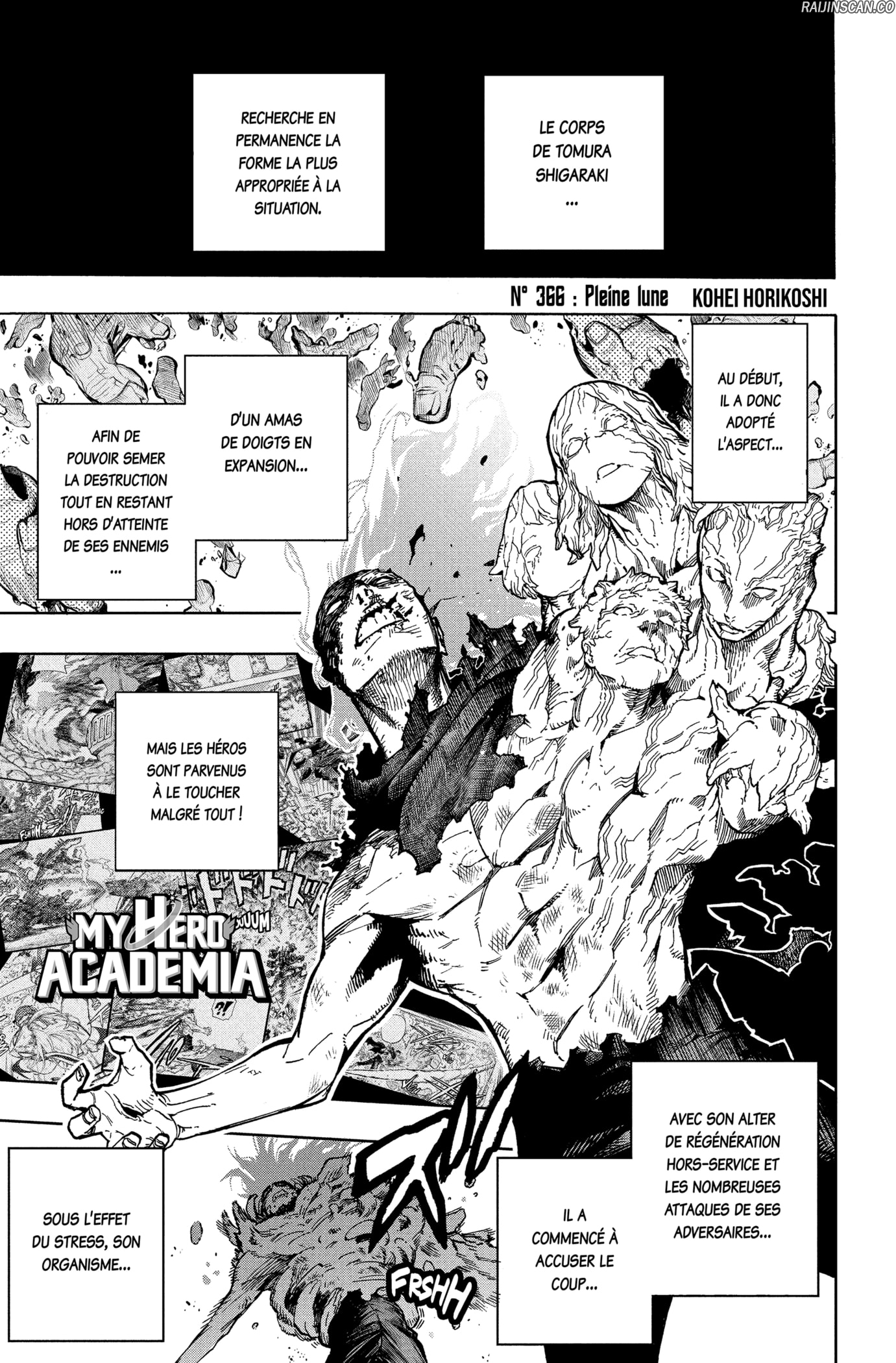 My Hero Academia Chapitre 366 - Page 1