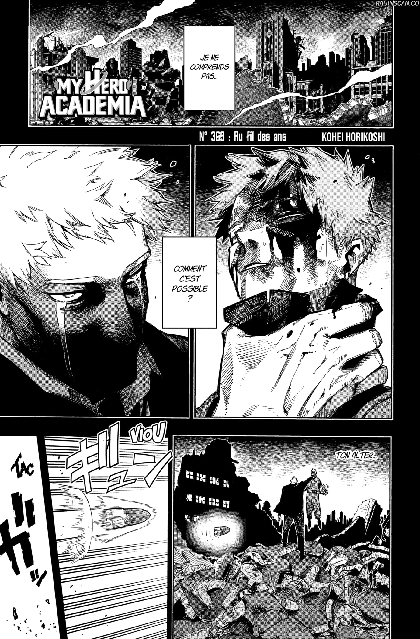My Hero Academia Chapitre 369 - Page 1