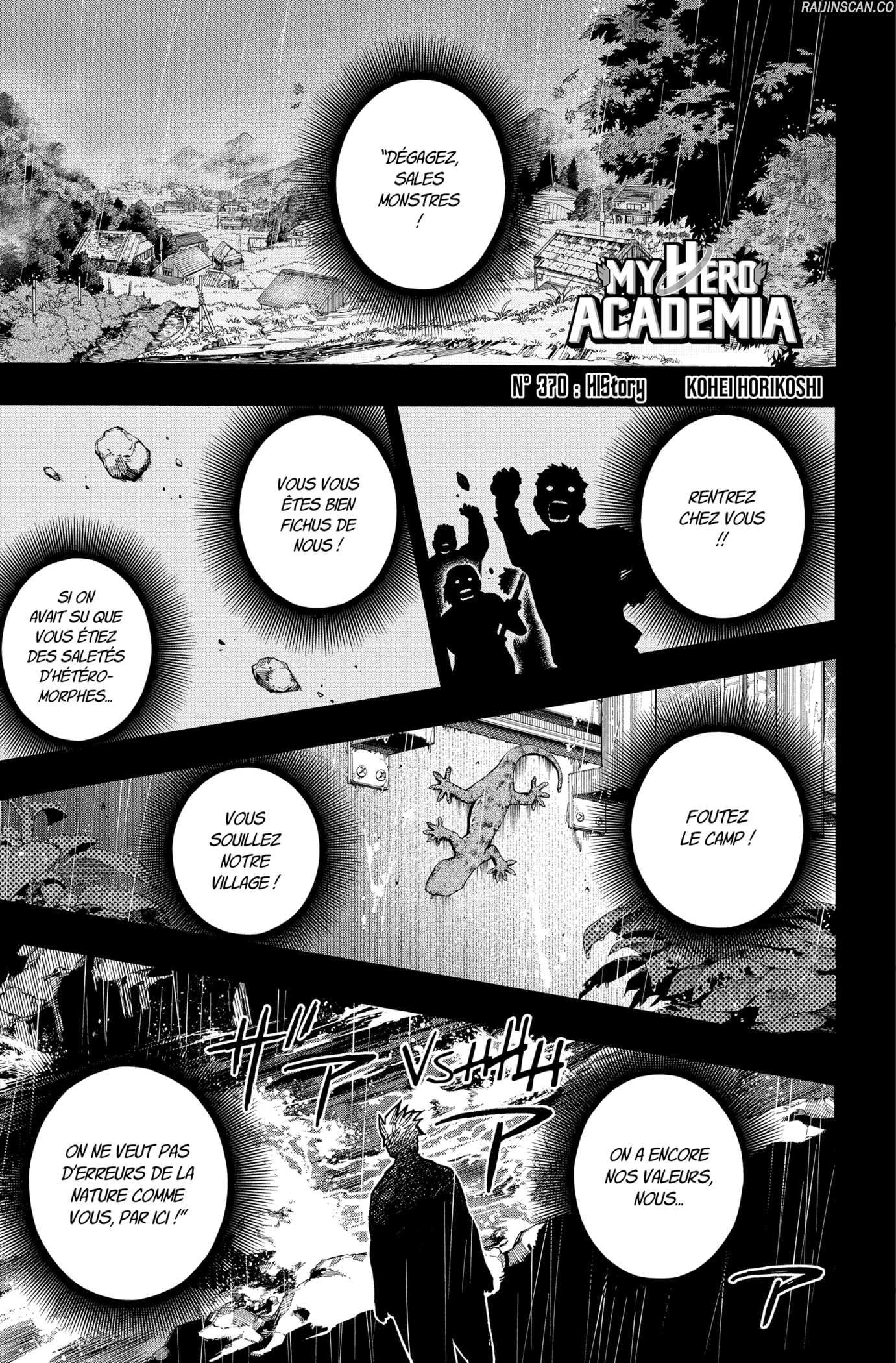 My Hero Academia Chapitre 370 - Page 1