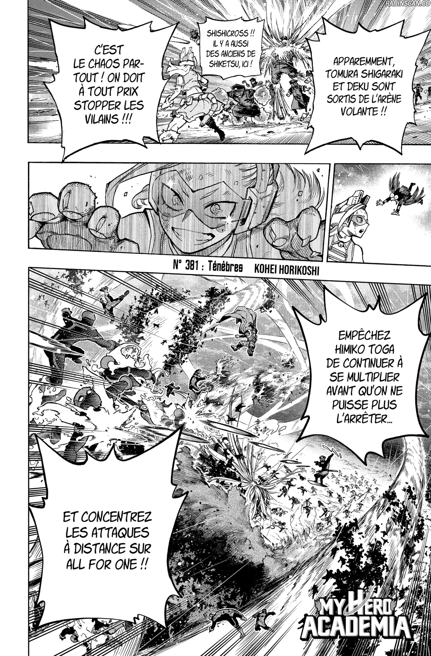 My Hero Academia Chapitre 381 - Page 2