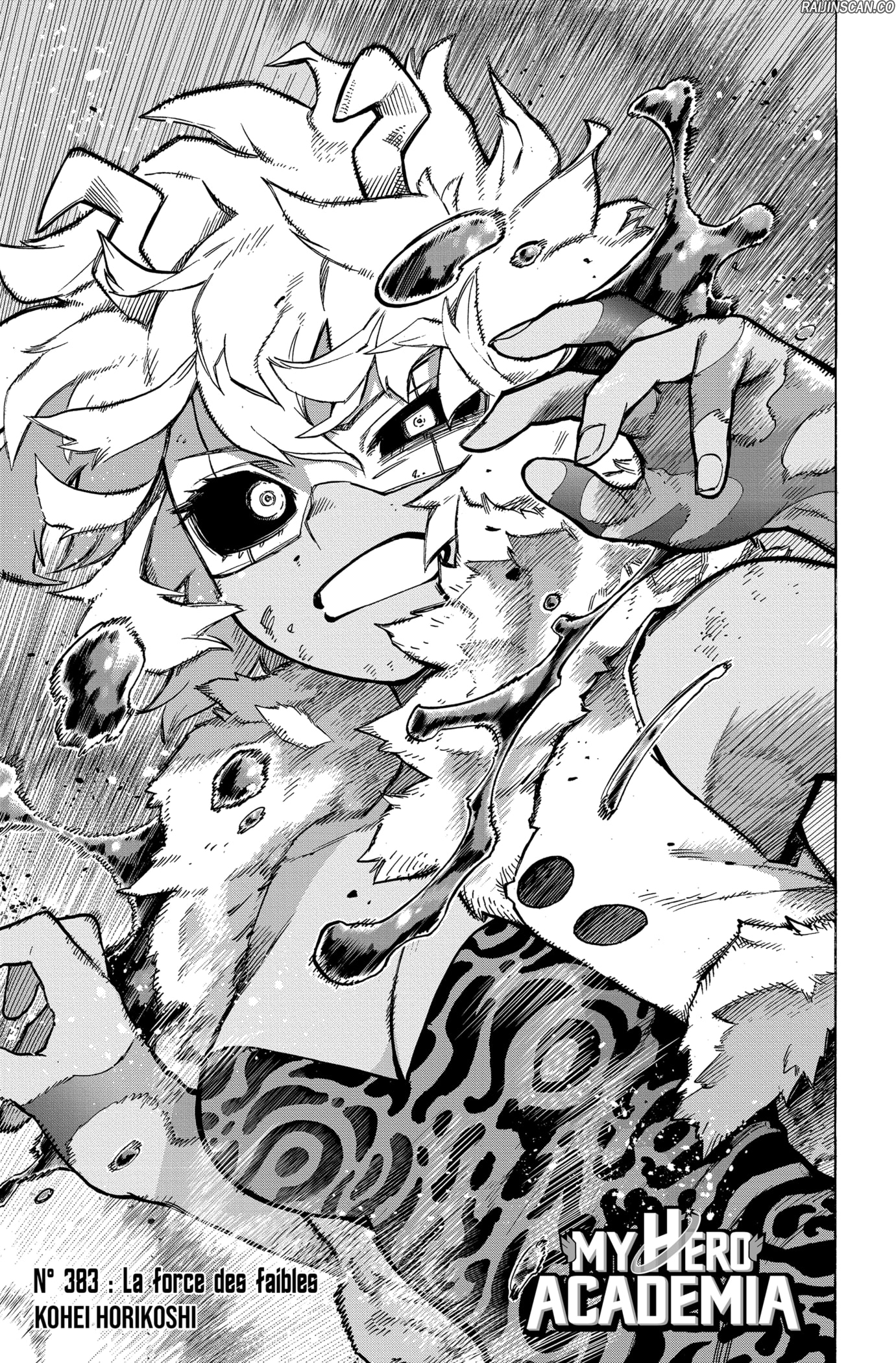 My Hero Academia Chapitre 383 - Page 1