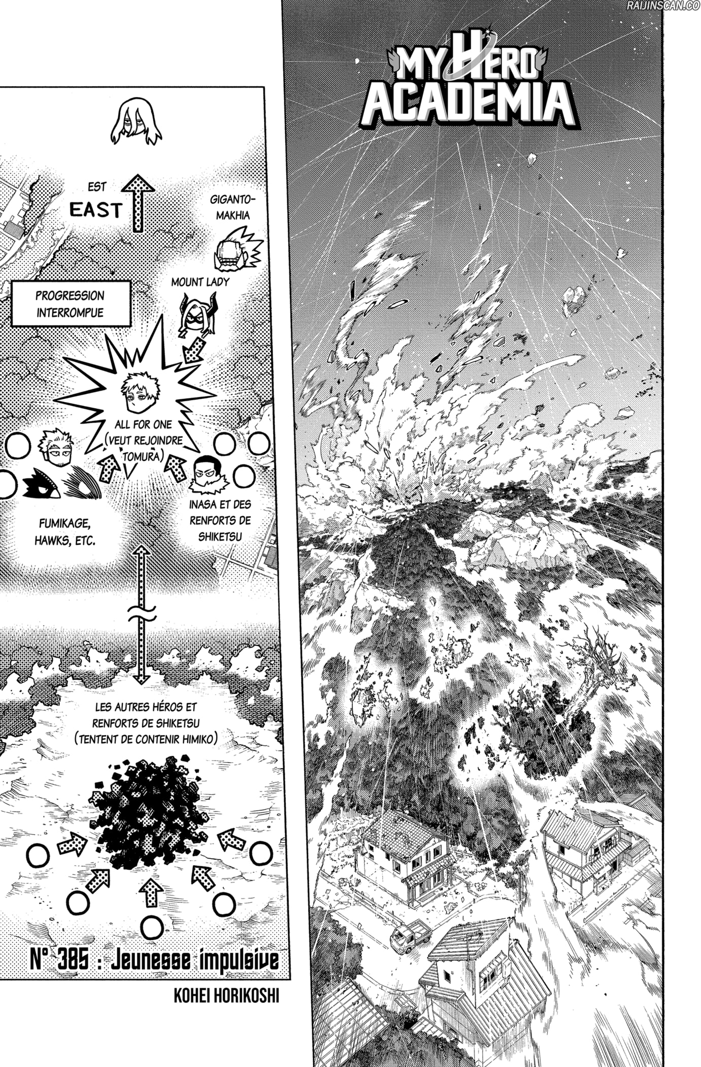 My Hero Academia Chapitre 385 - Page 1