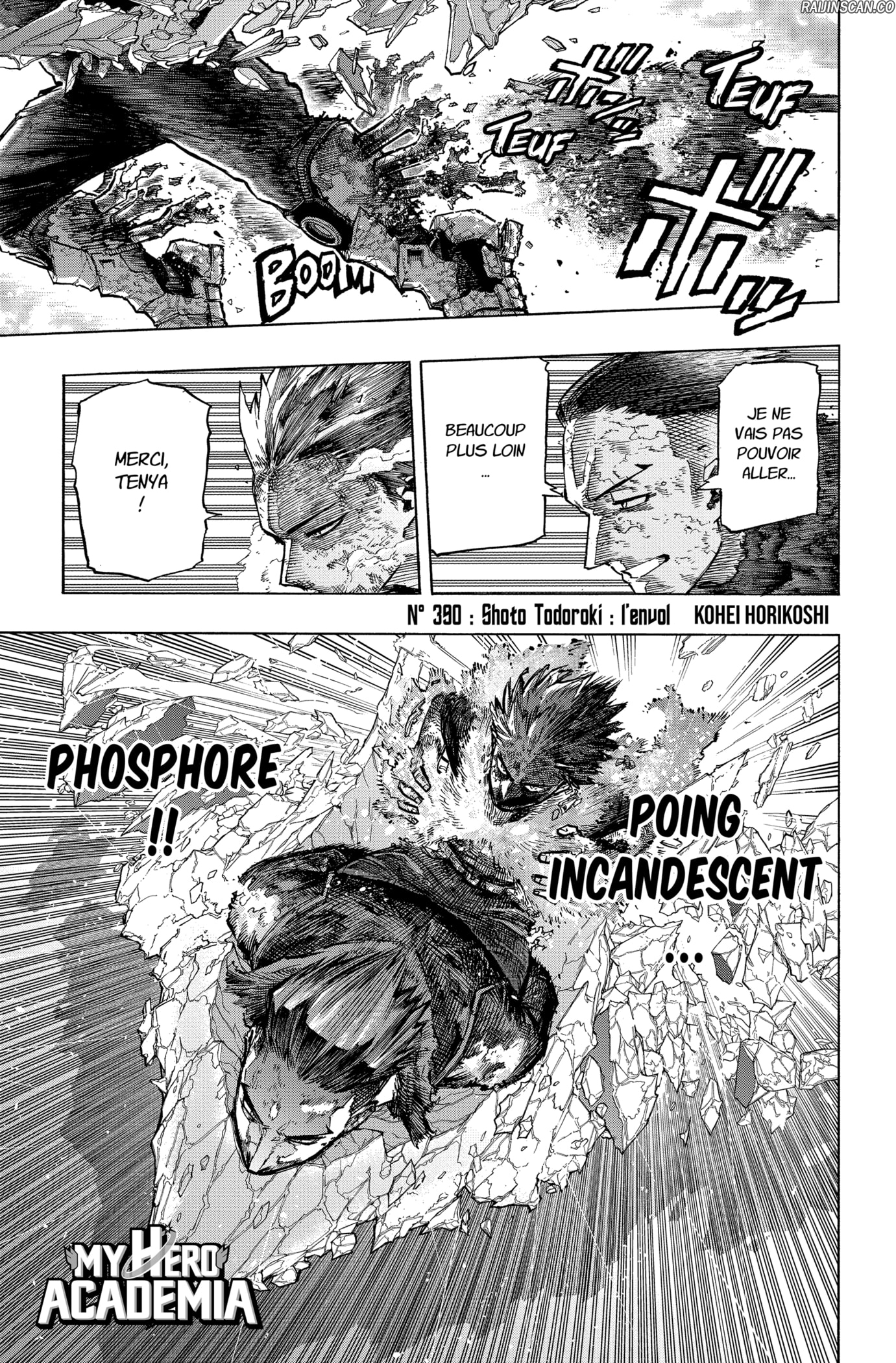 My Hero Academia Chapitre 390 - Page 1