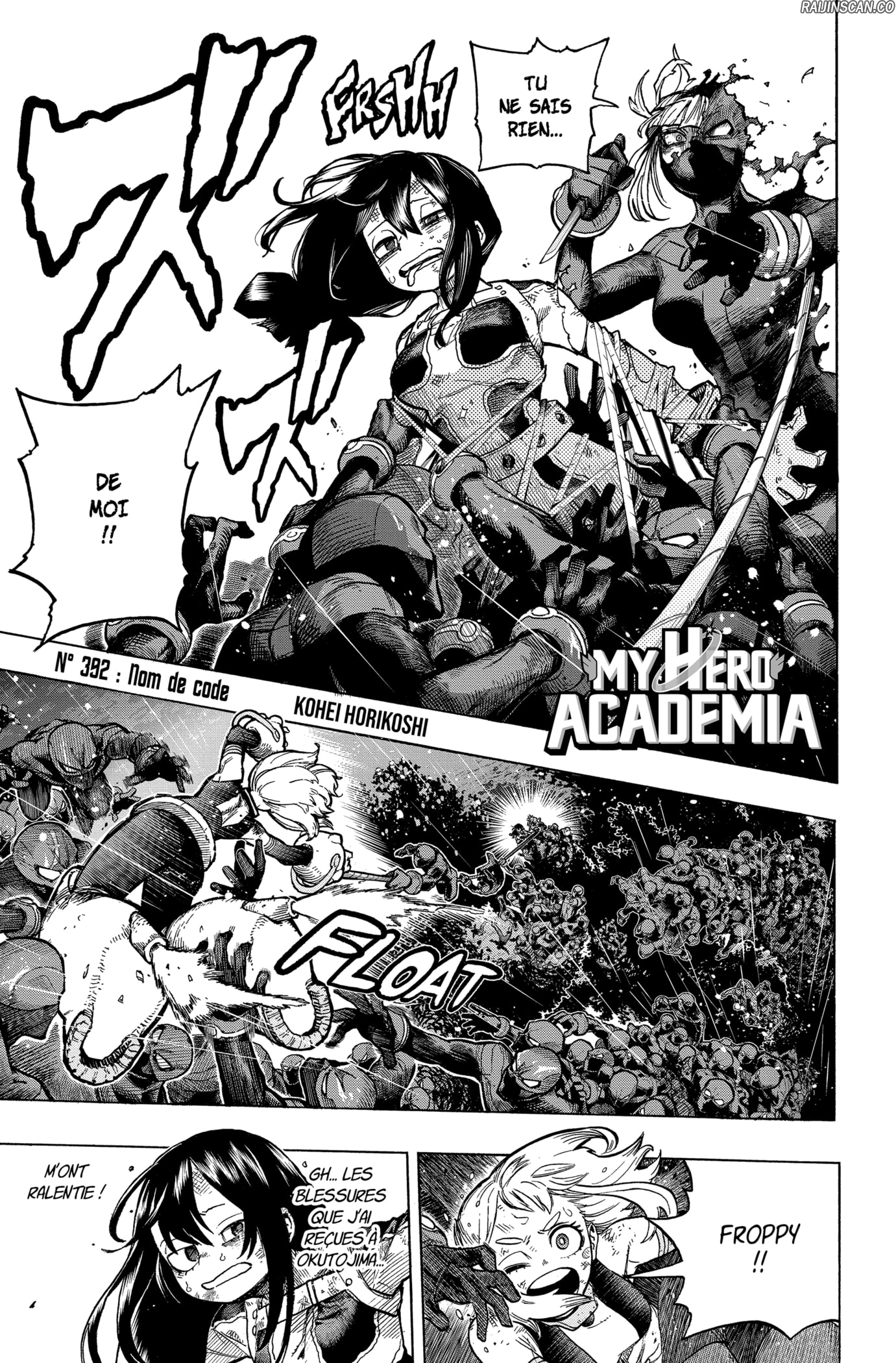 My Hero Academia Chapitre 392 - Page 1
