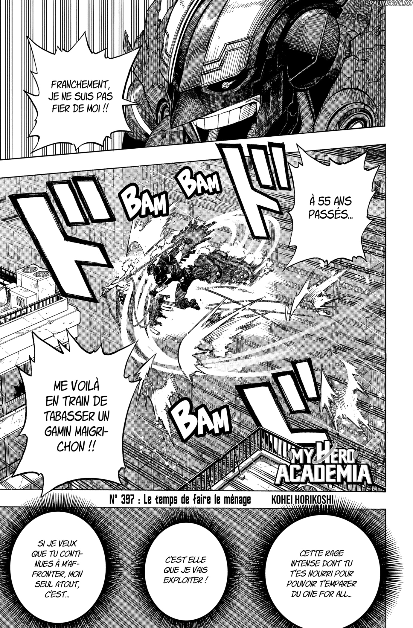 My Hero Academia Chapitre 397 - Page 1