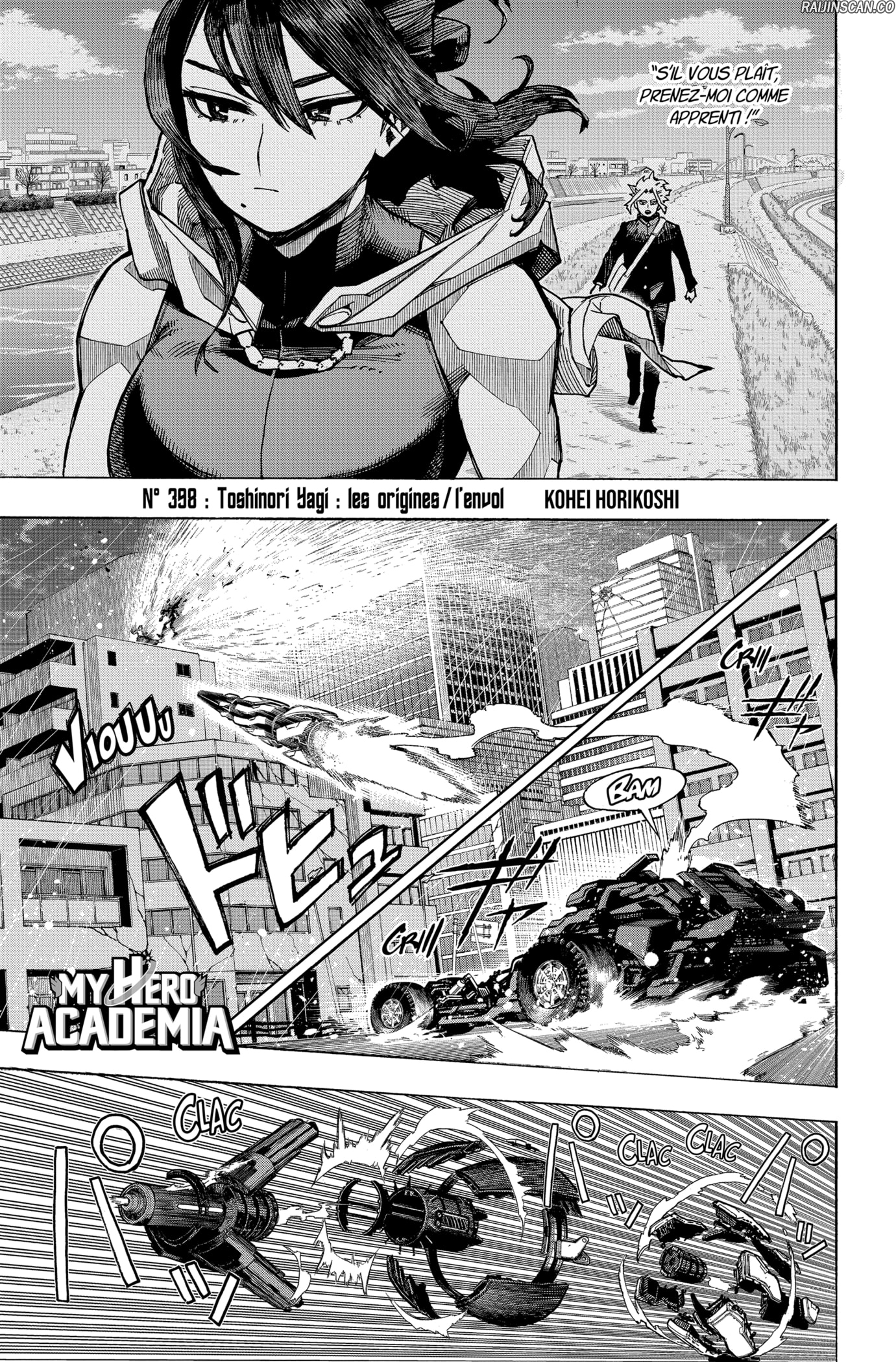 My Hero Academia Chapitre 398 - Page 1