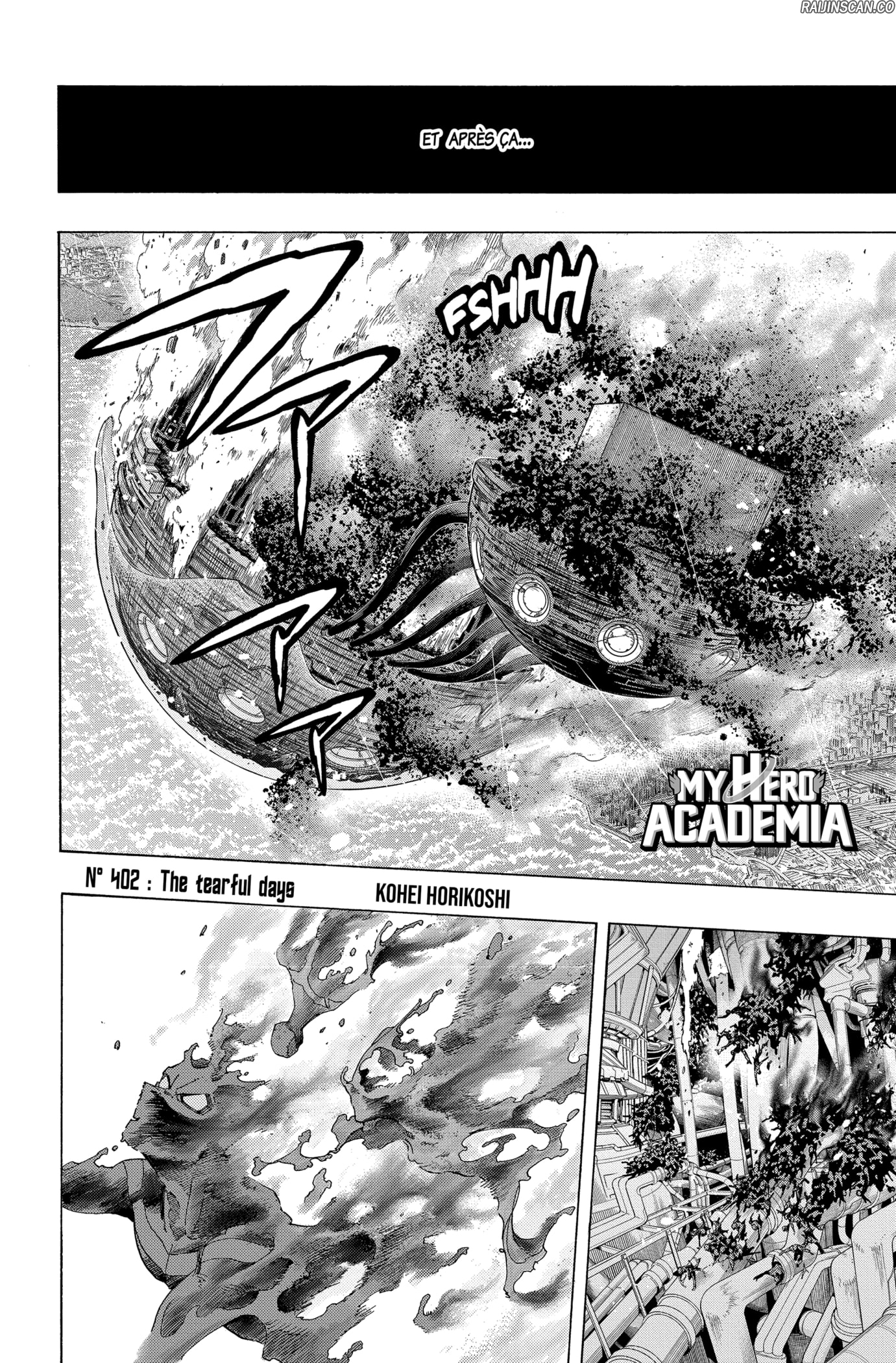 My Hero Academia Chapitre 402 - Page 2
