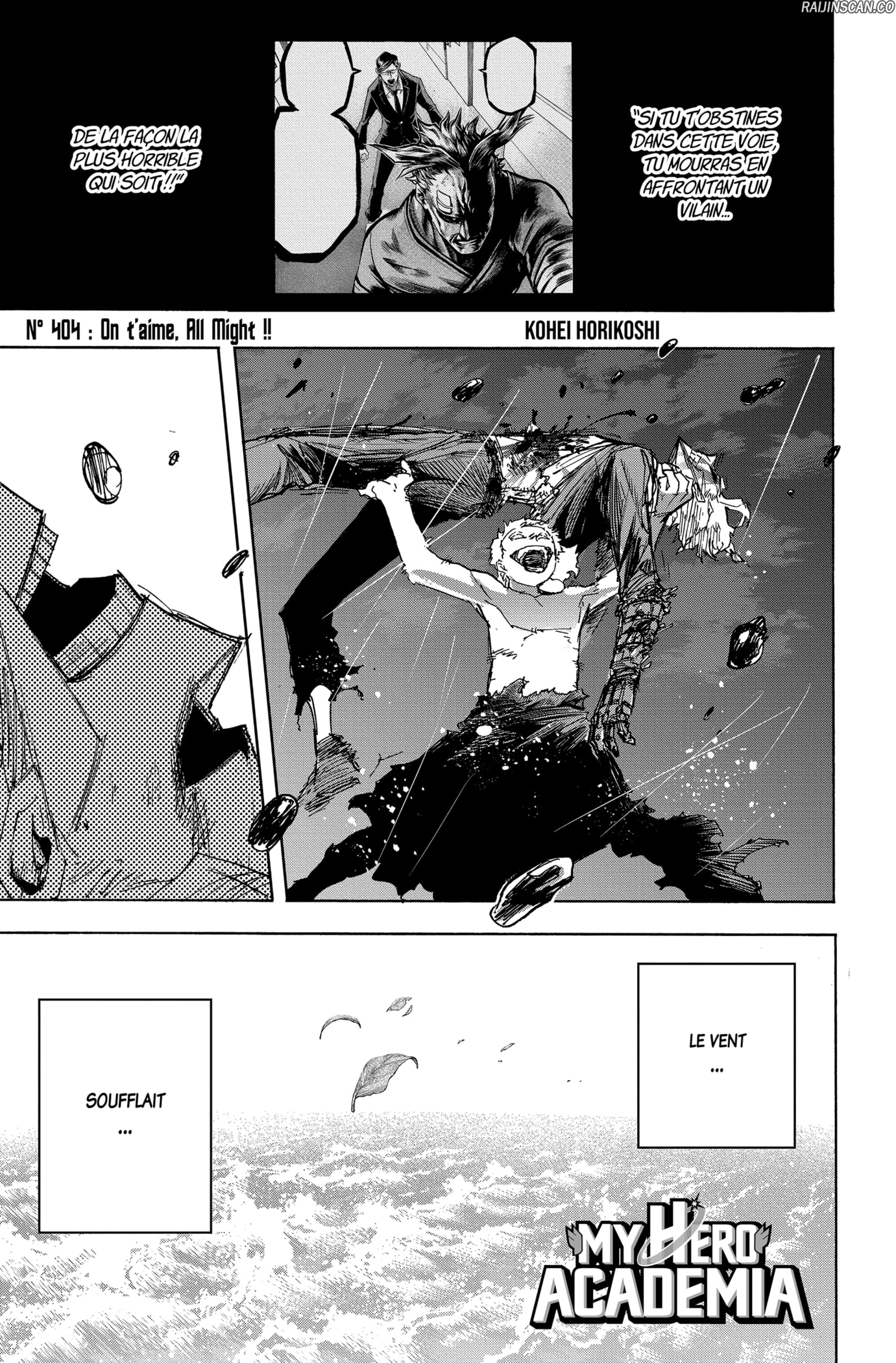My Hero Academia Chapitre 404 - Page 1