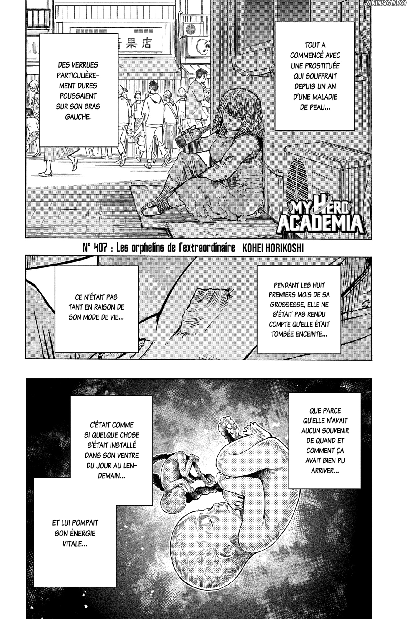 My Hero Academia Chapitre 407 - Page 1