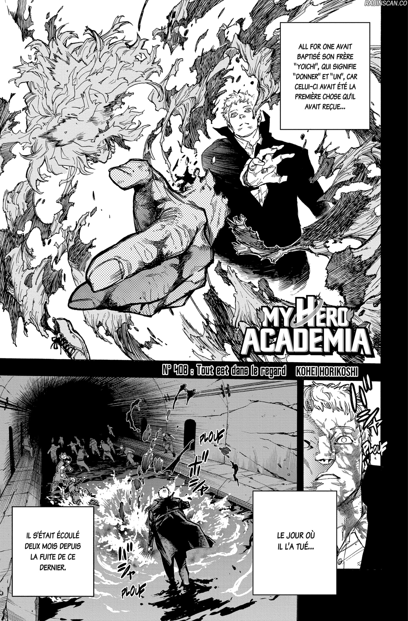 My Hero Academia Chapitre 408 - Page 1