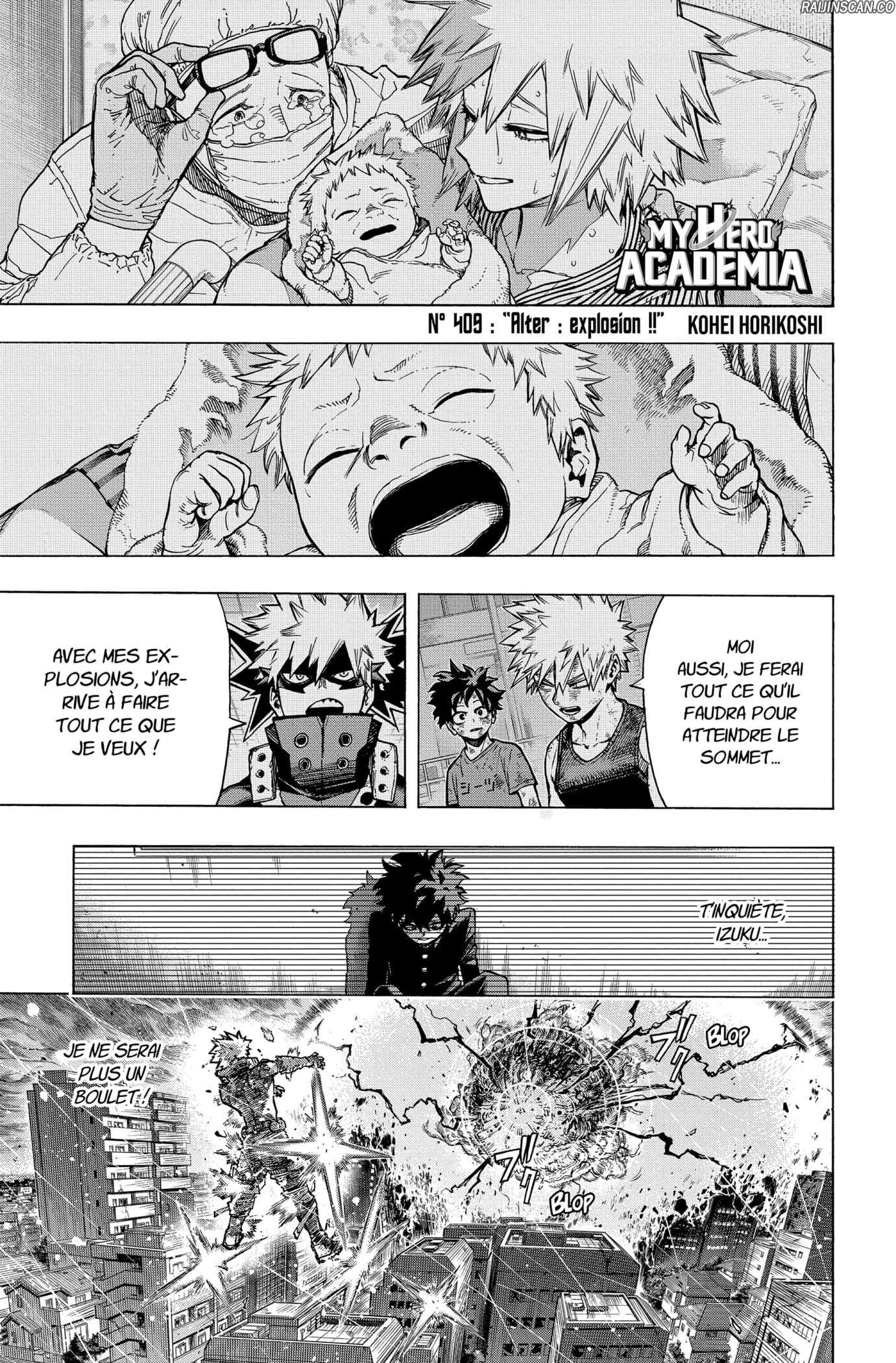 My Hero Academia Chapitre 409 - Page 1