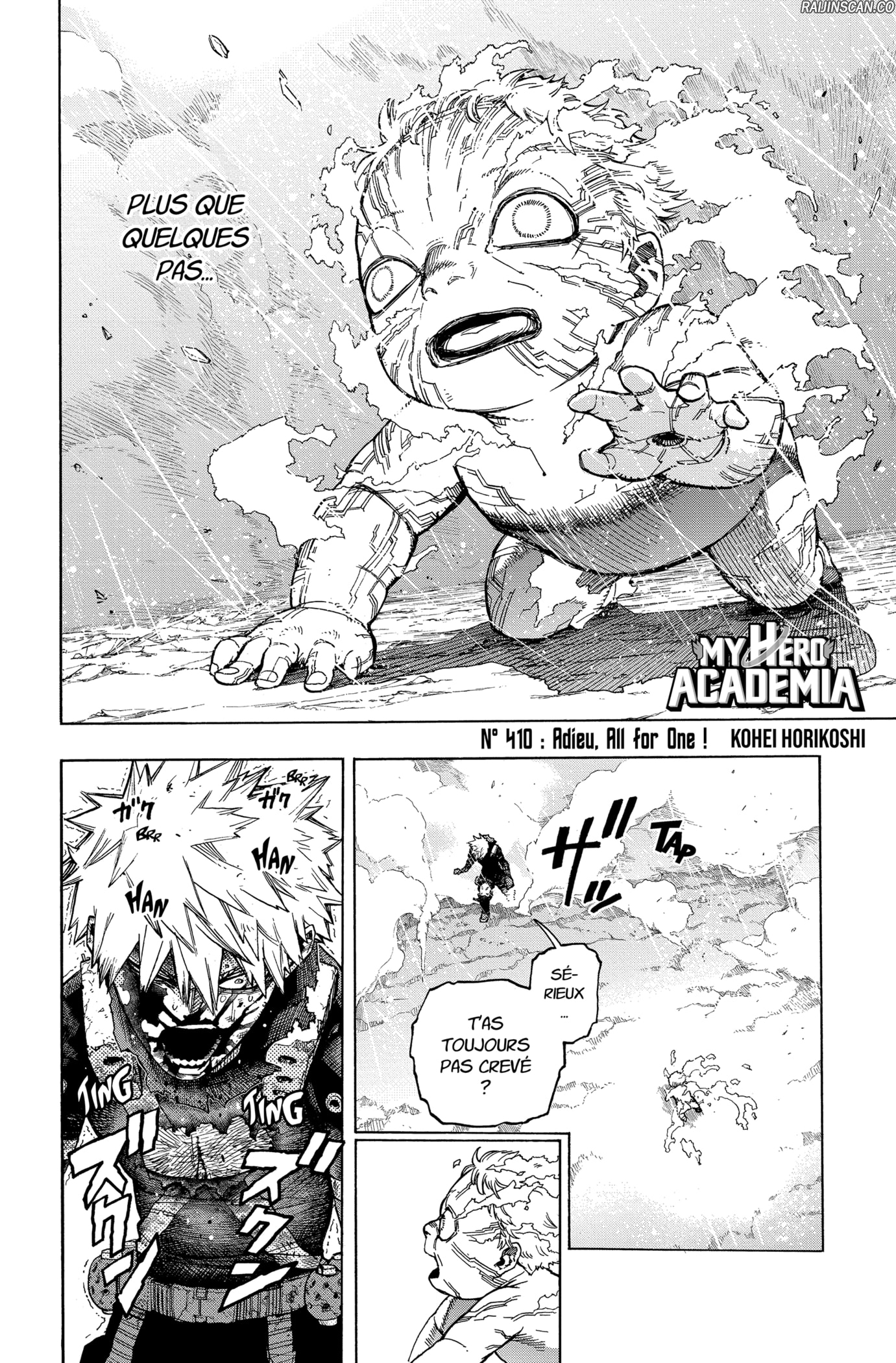 My Hero Academia Chapitre 410 - Page 2