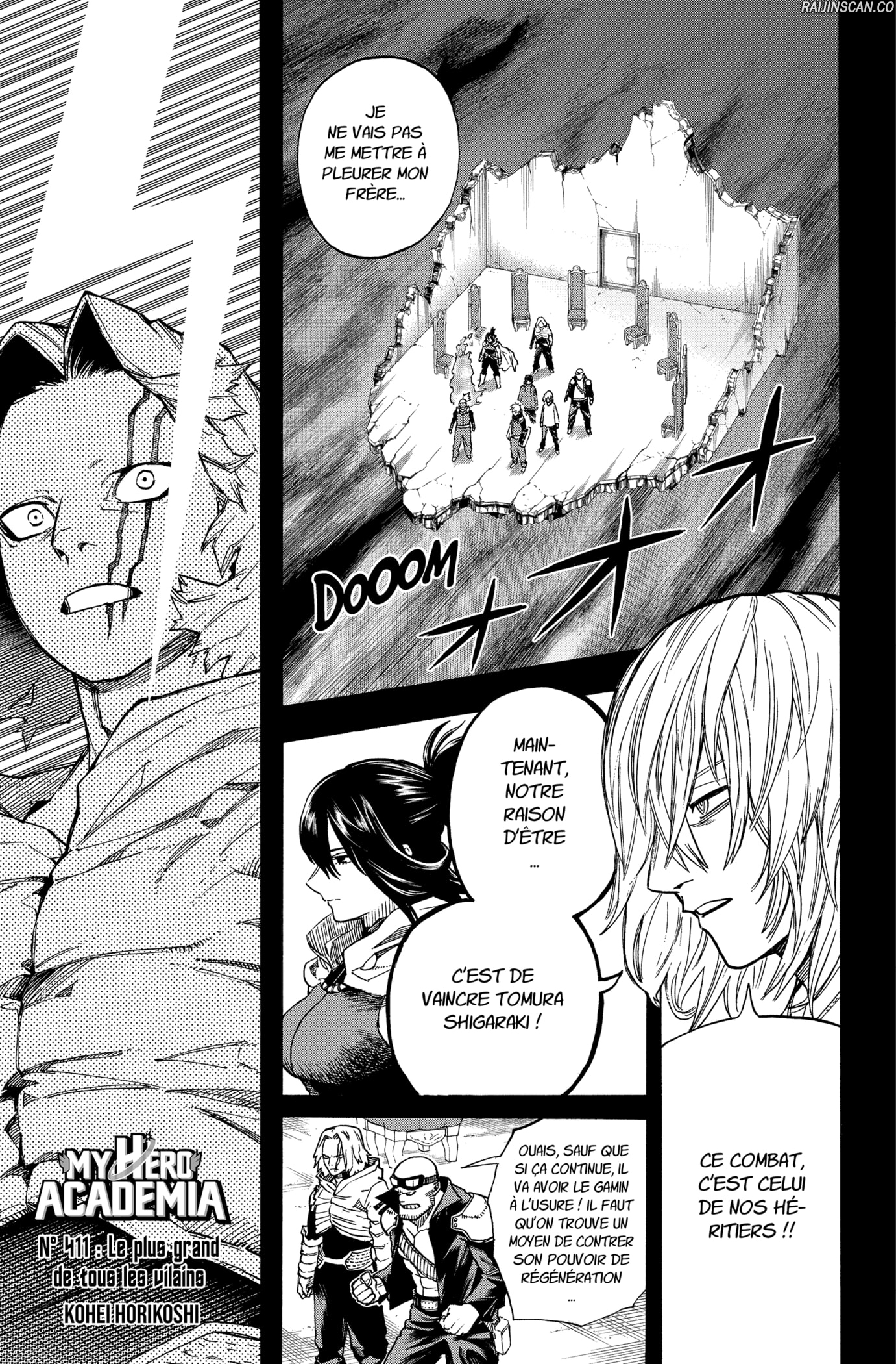 My Hero Academia Chapitre 411 - Page 1