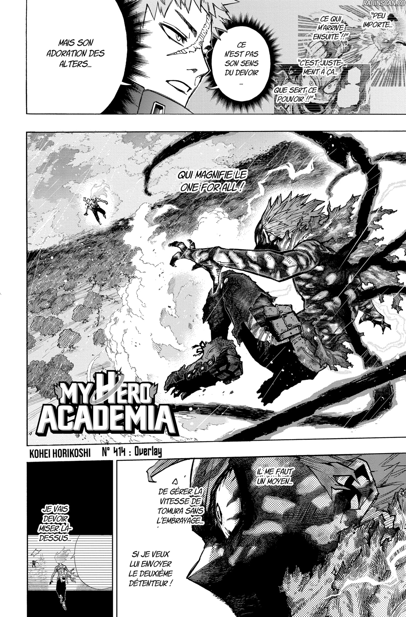 My Hero Academia Chapitre 414 - Page 2