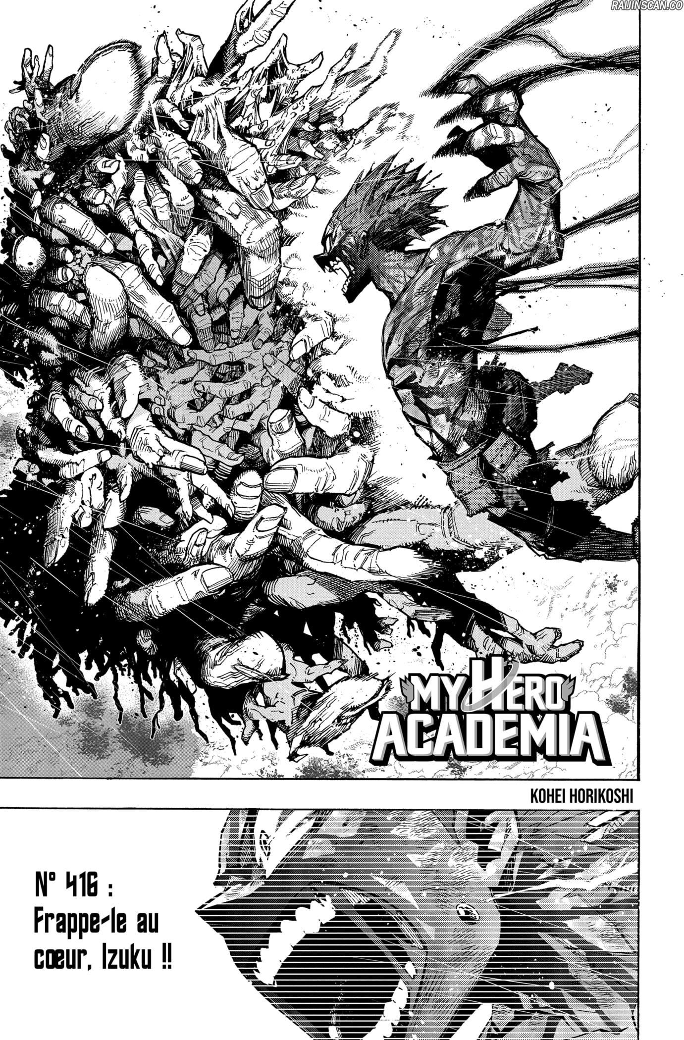 My Hero Academia Chapitre 416 - Page 1