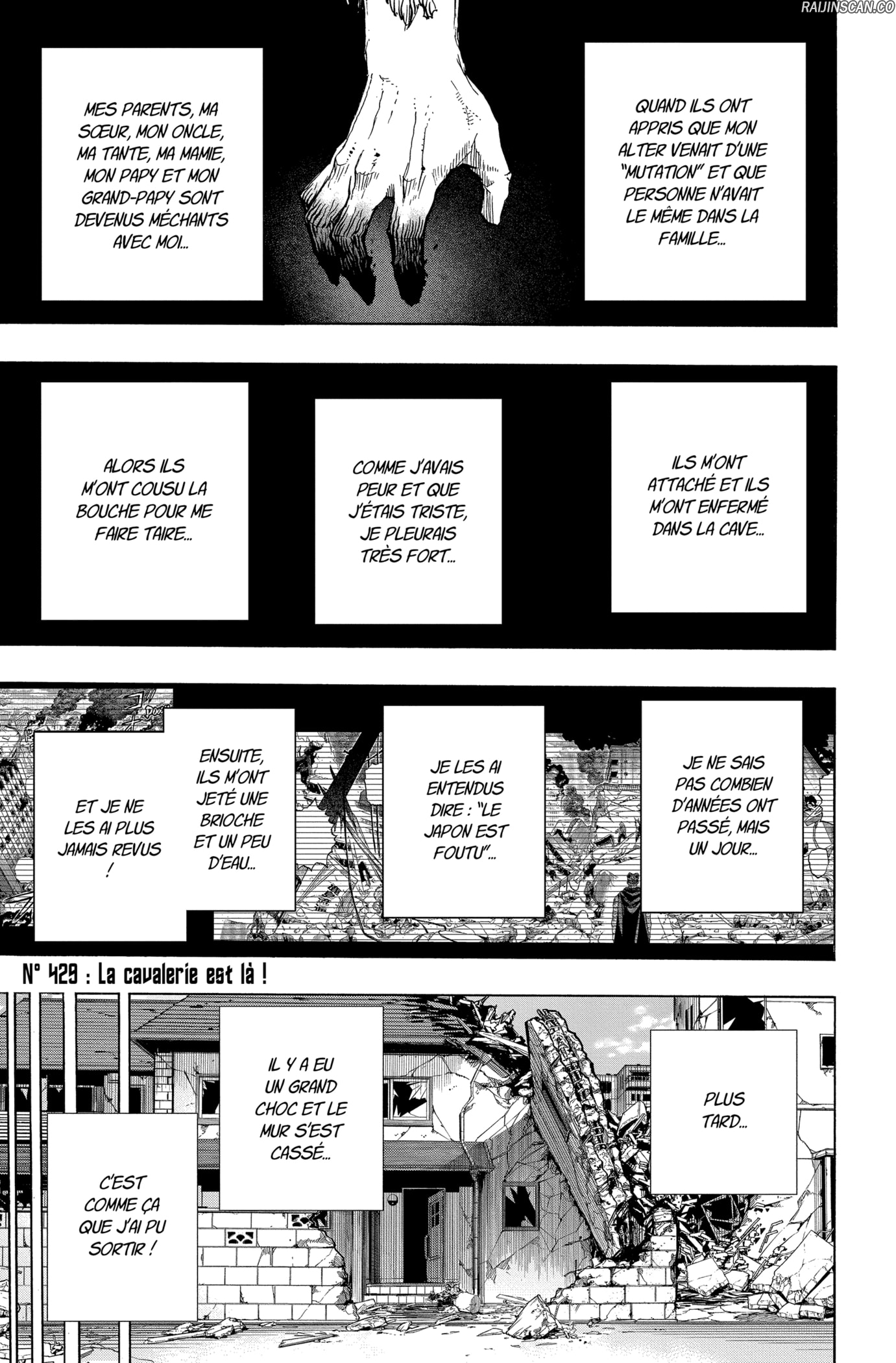 My Hero Academia Chapitre 429 - Page 3