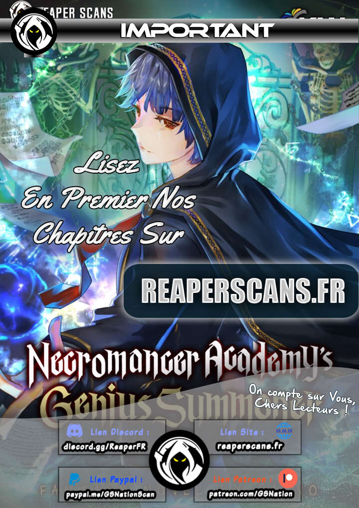Necromancer Academy’s Genius Summoner Chapitre 63 - Page 1