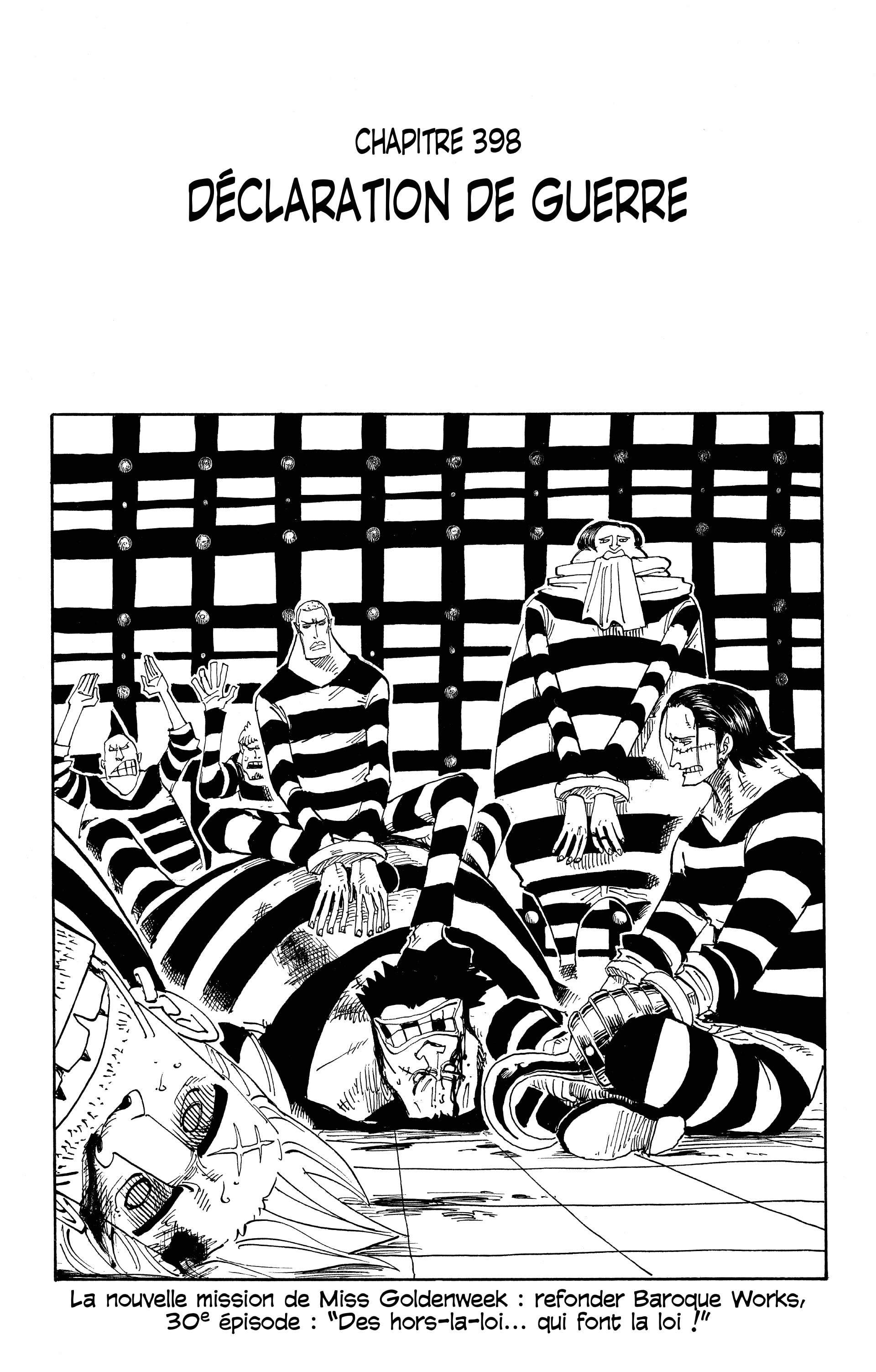 One Piece Chapitre 398 - Page 1
