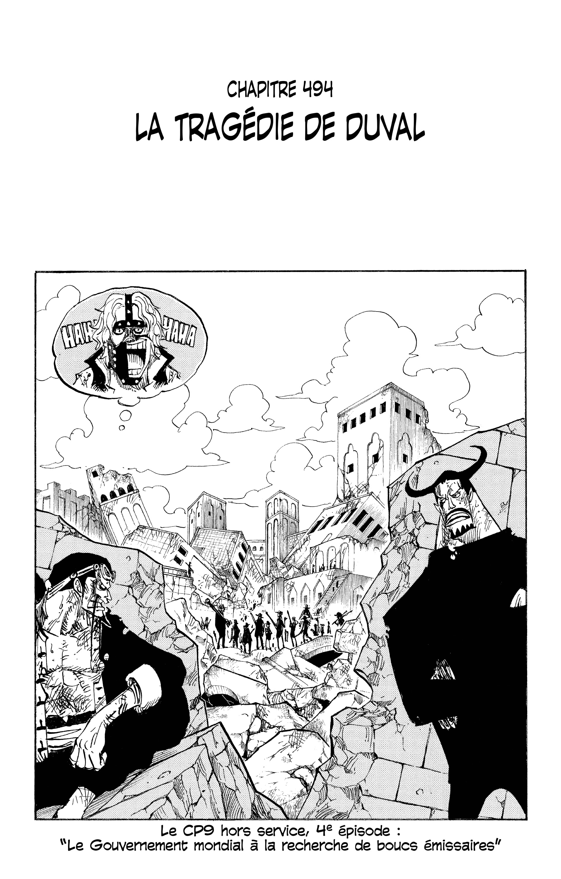 One Piece Chapitre 494 - Page 1
