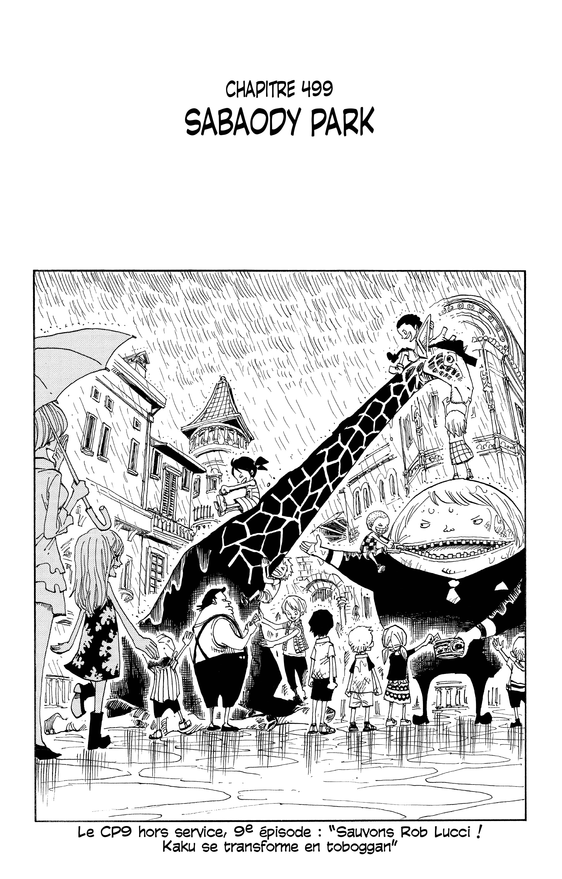 One Piece Chapitre 499 - Page 1