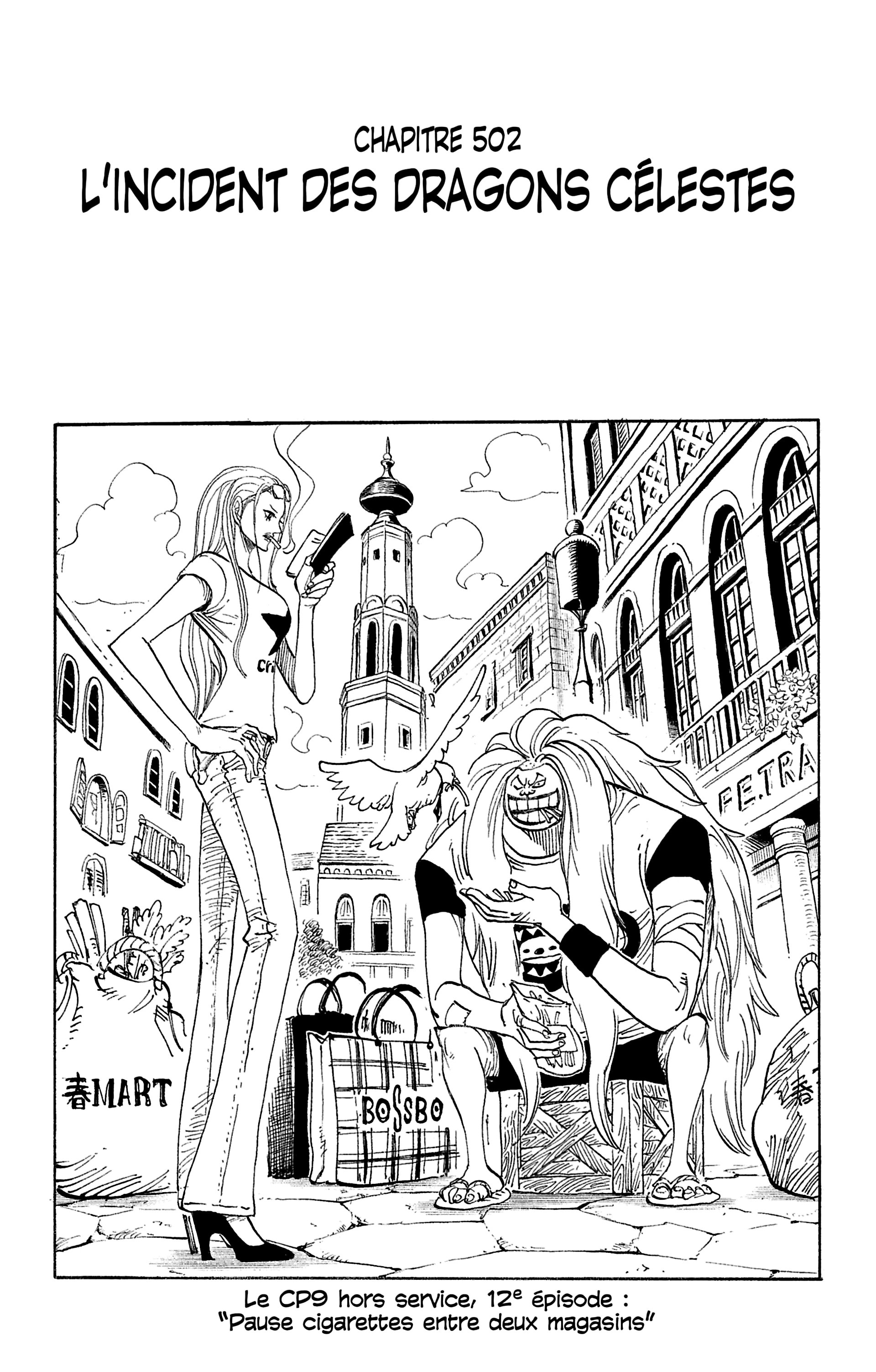 One Piece Chapitre 502 - Page 1