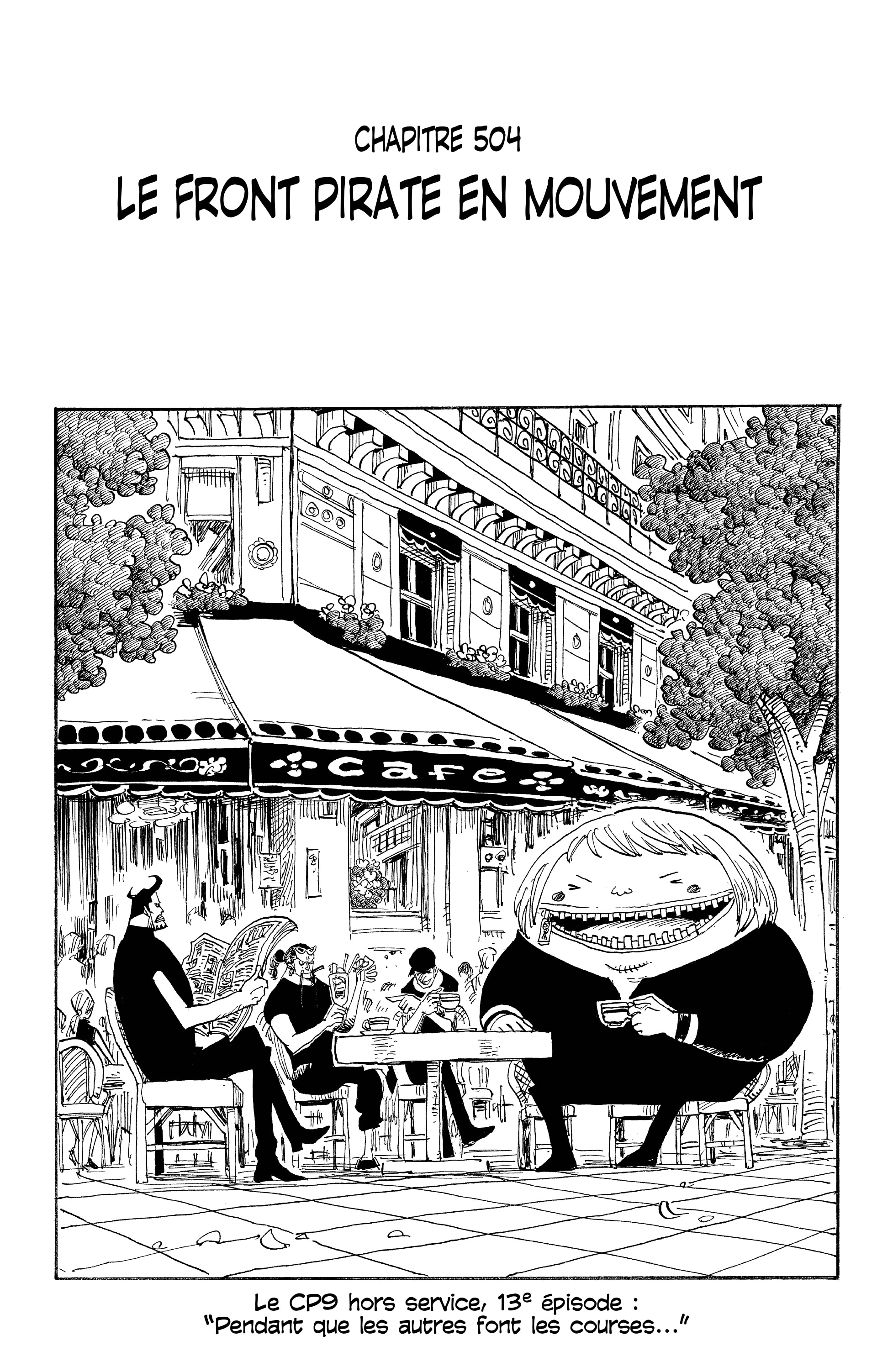 One Piece Chapitre 504 - Page 1