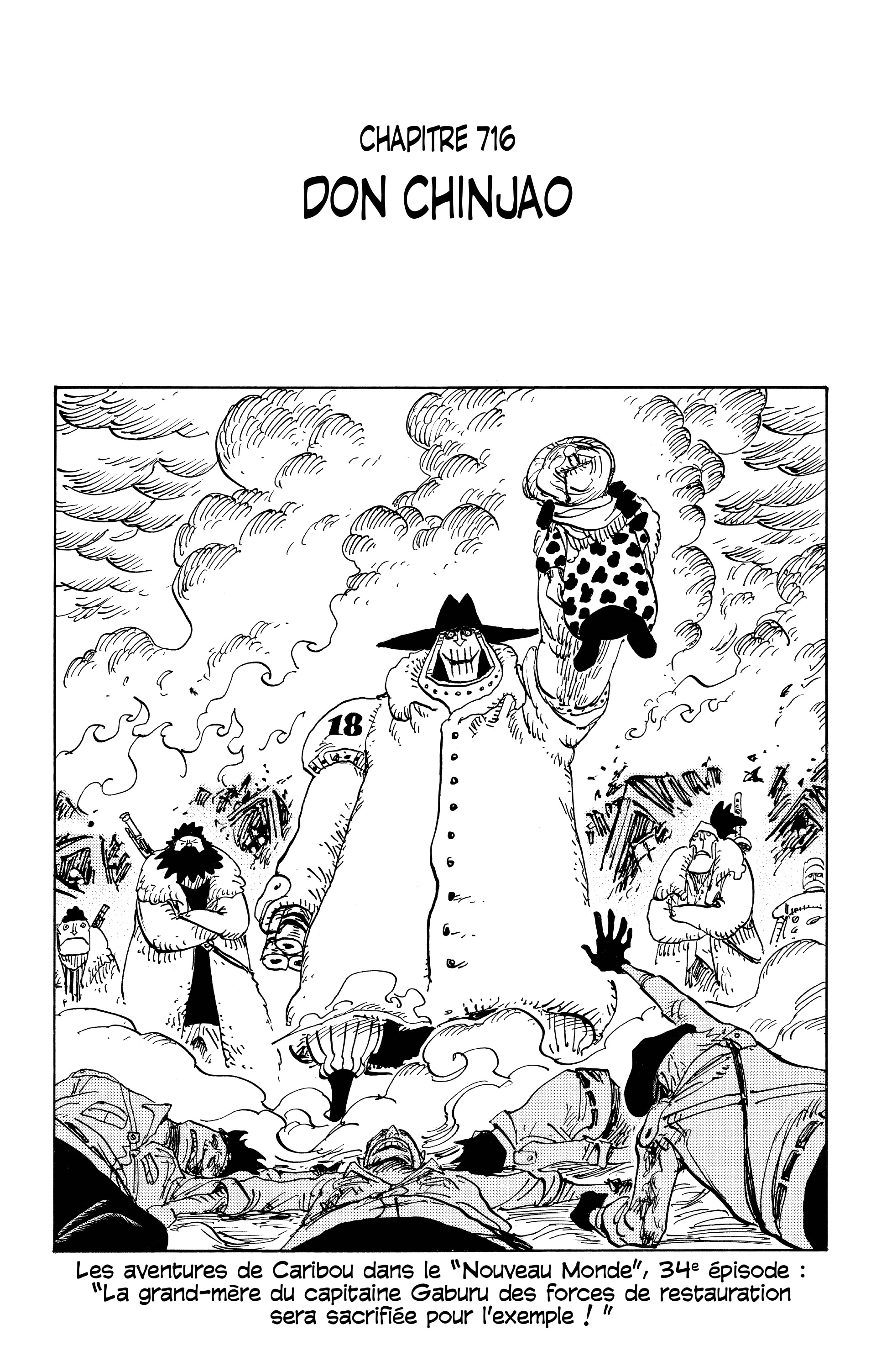 One Piece Chapitre 716 - Page 1