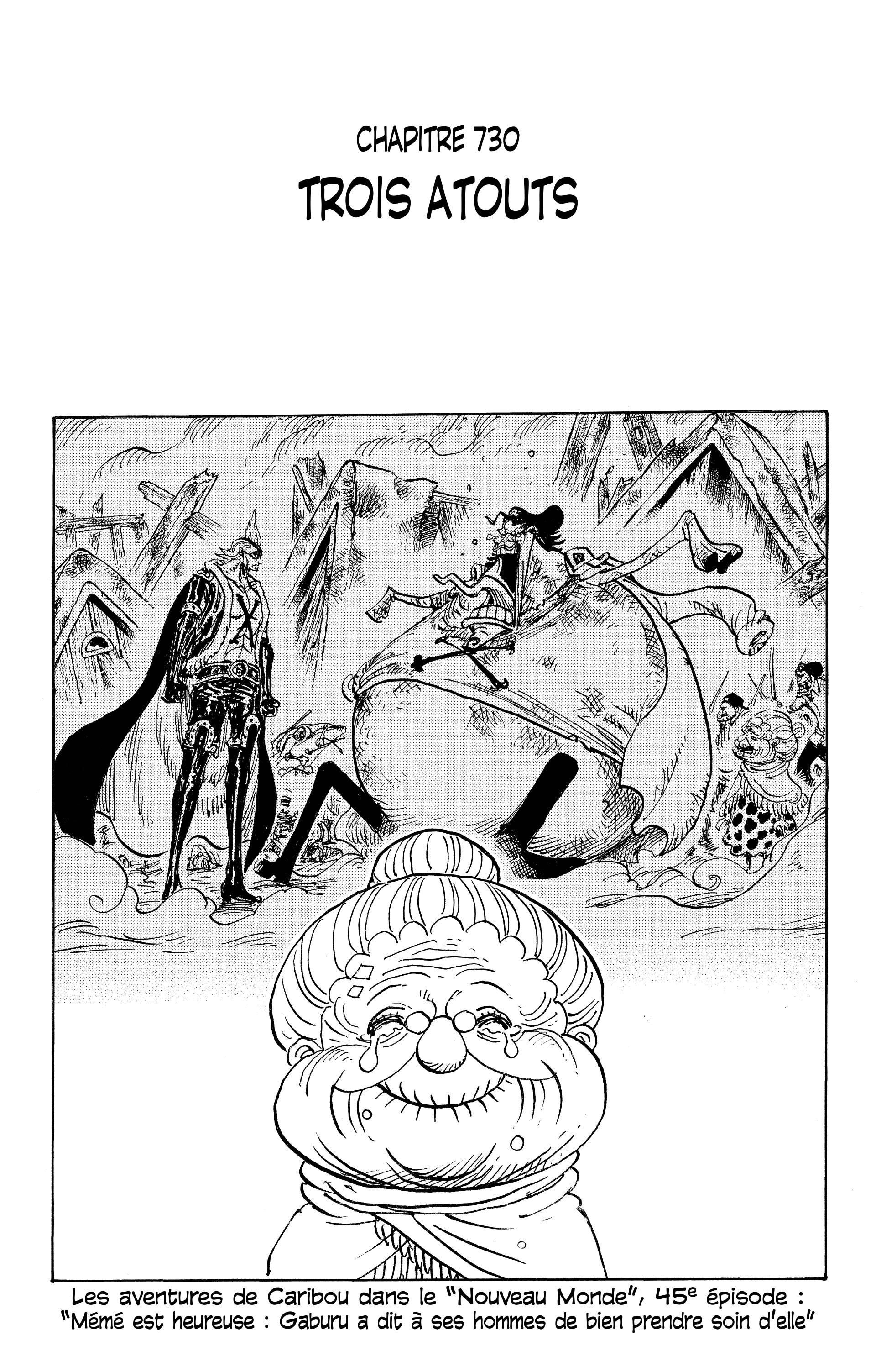One Piece Chapitre 730 - Page 1