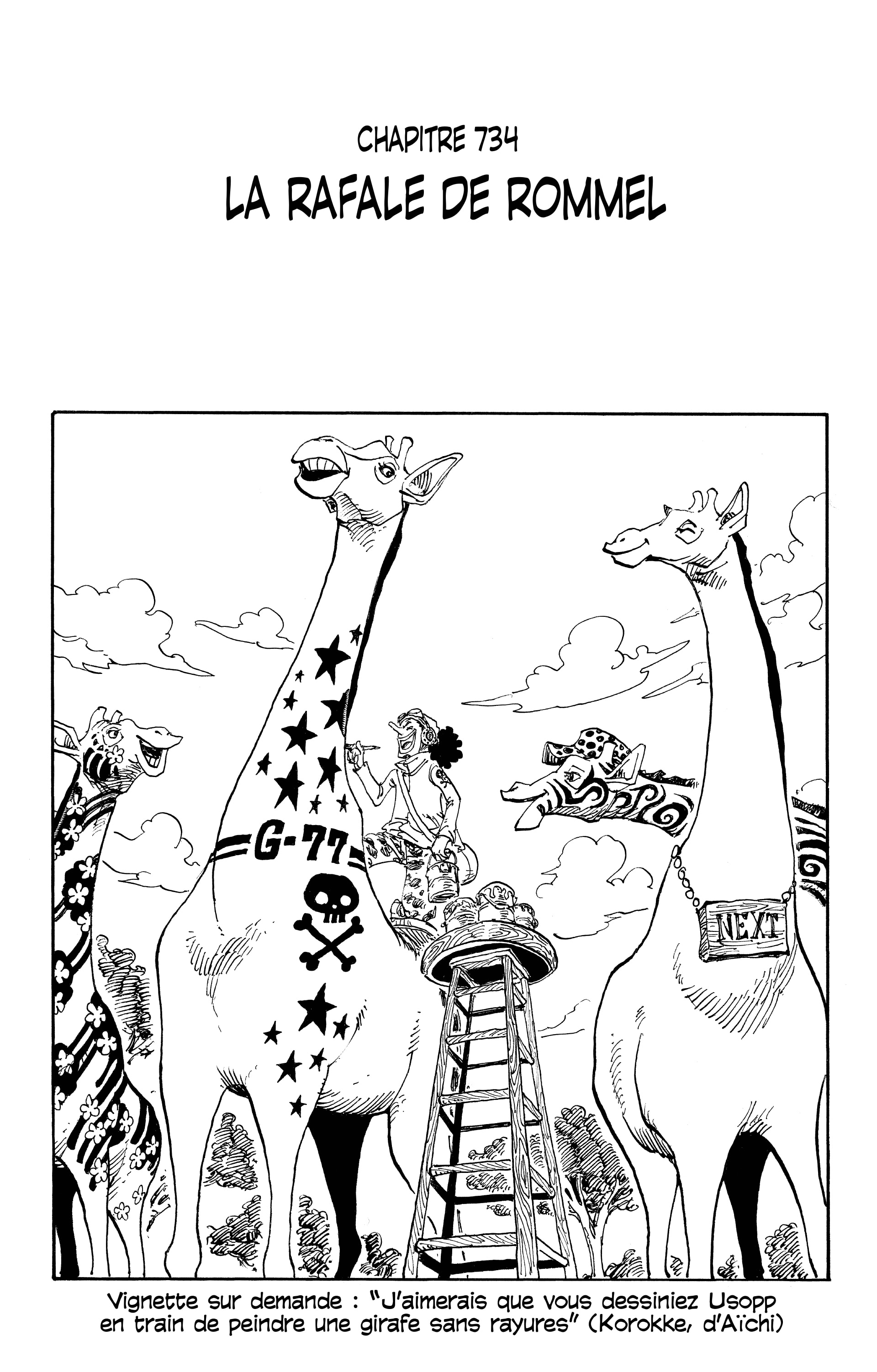 One Piece Chapitre 734 - Page 1