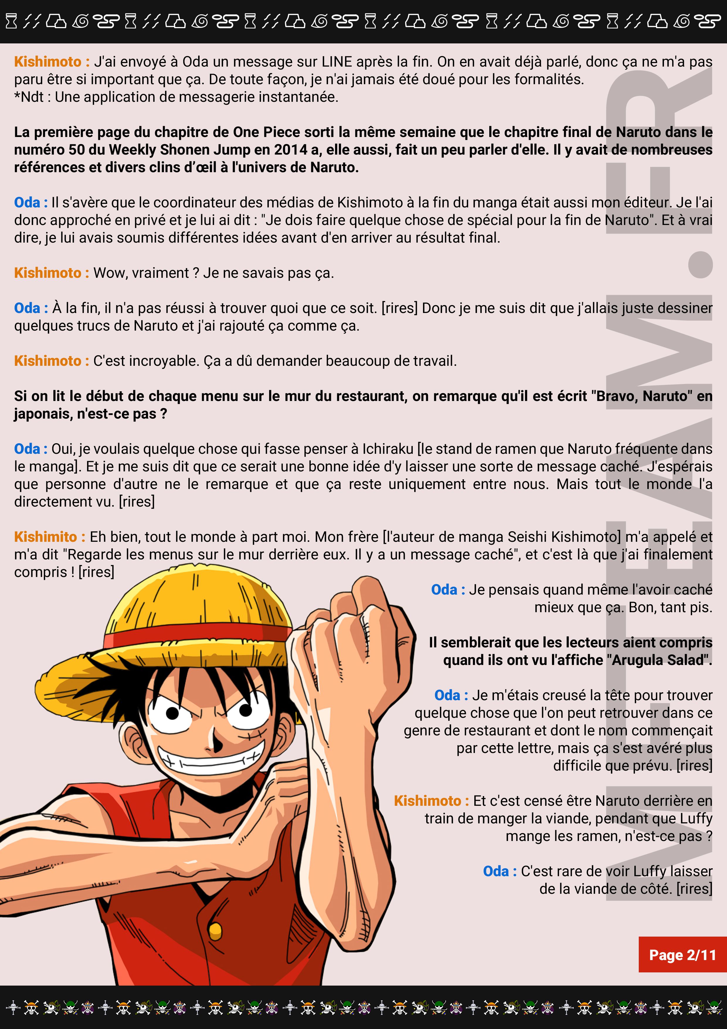 One Piece Chapitre 786.1 - Page 2