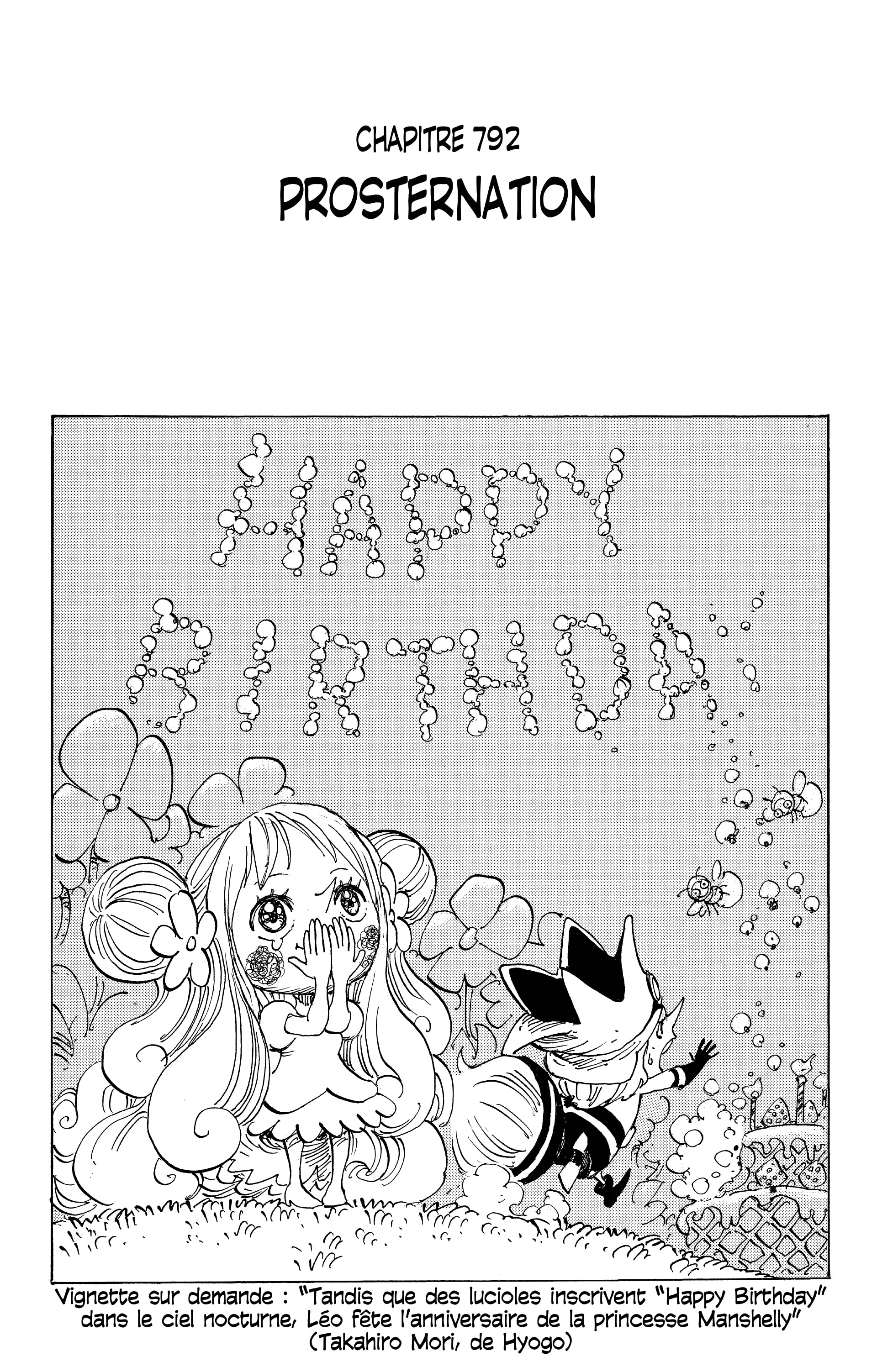 One Piece Chapitre 792 - Page 1