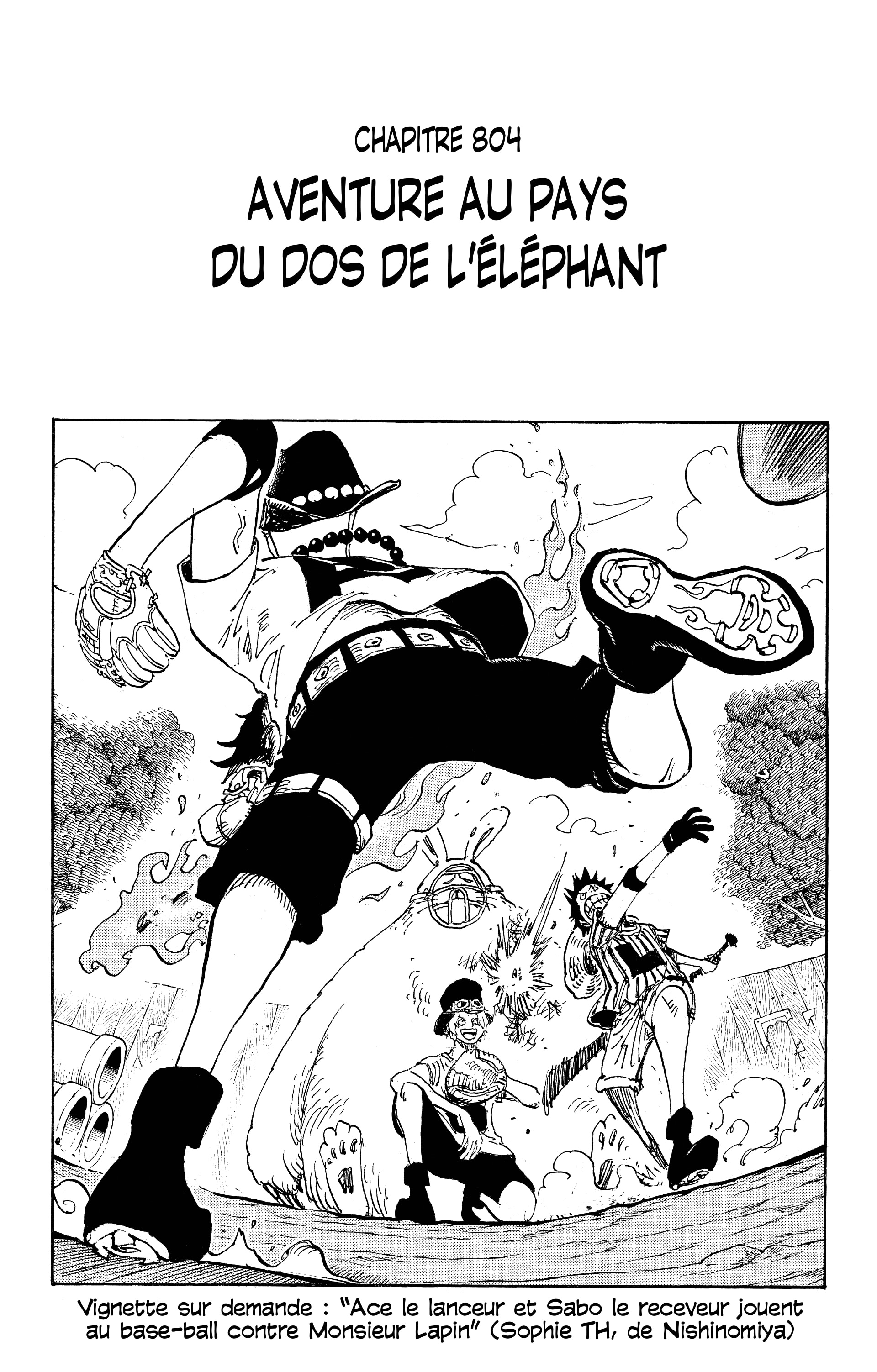 One Piece Chapitre 804 - Page 1
