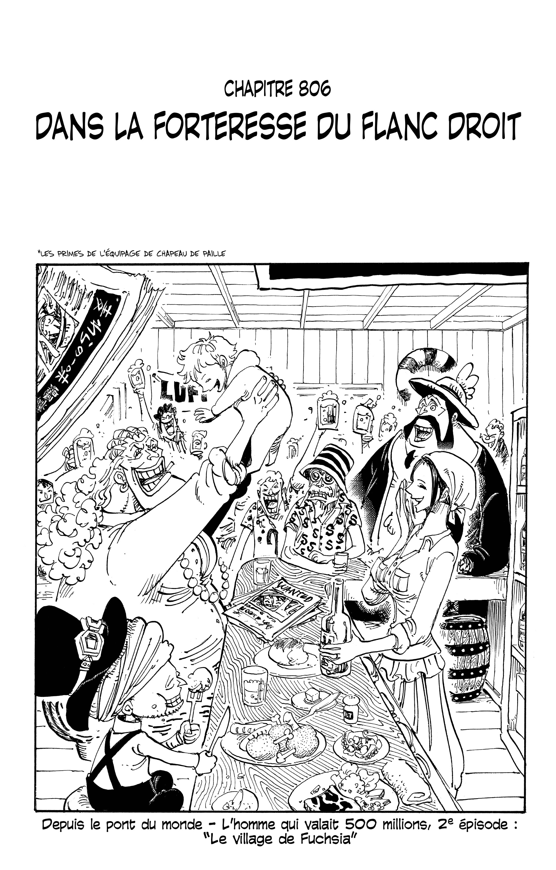 One Piece Chapitre 806 - Page 1