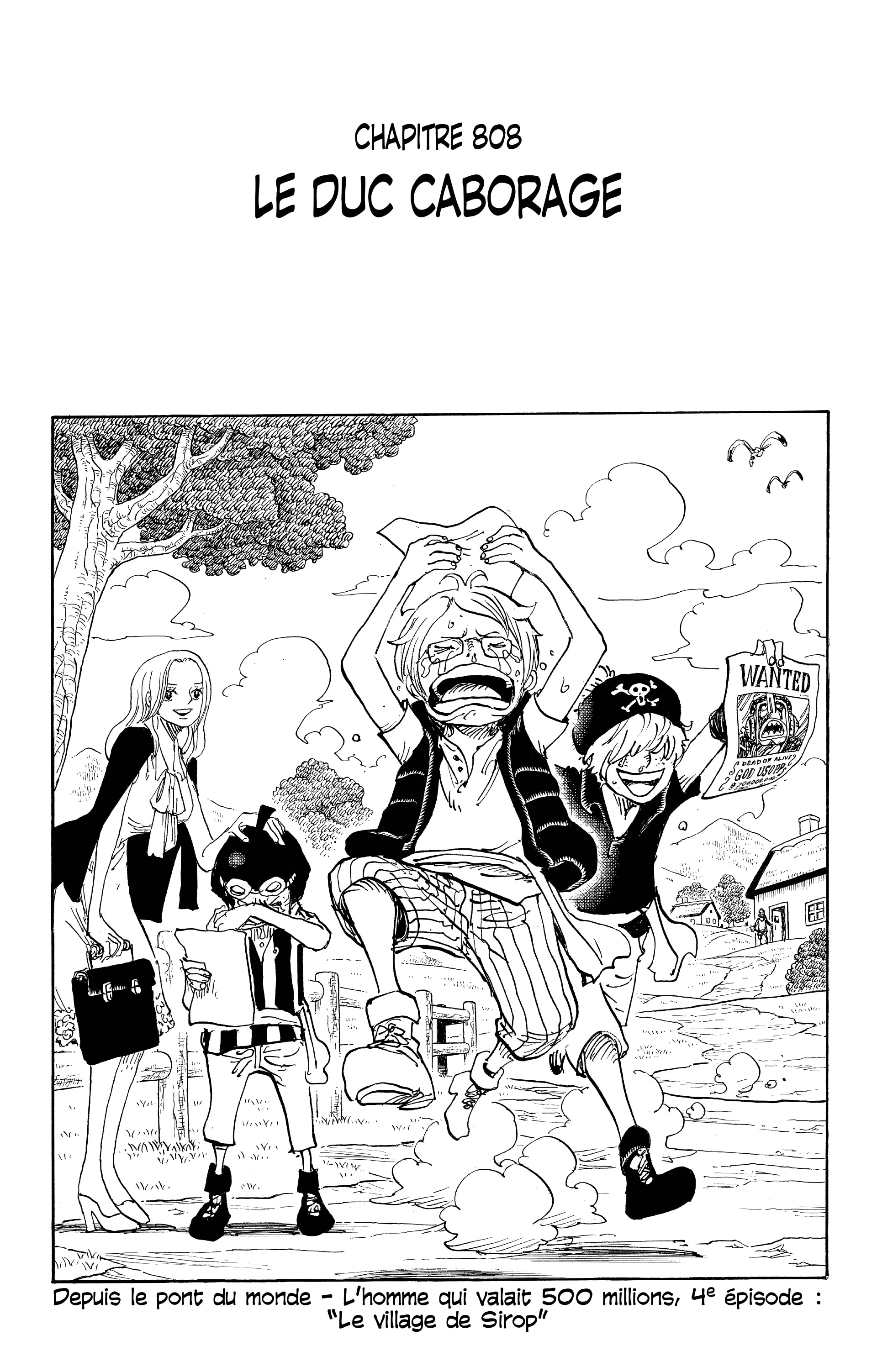One Piece Chapitre 808 - Page 1