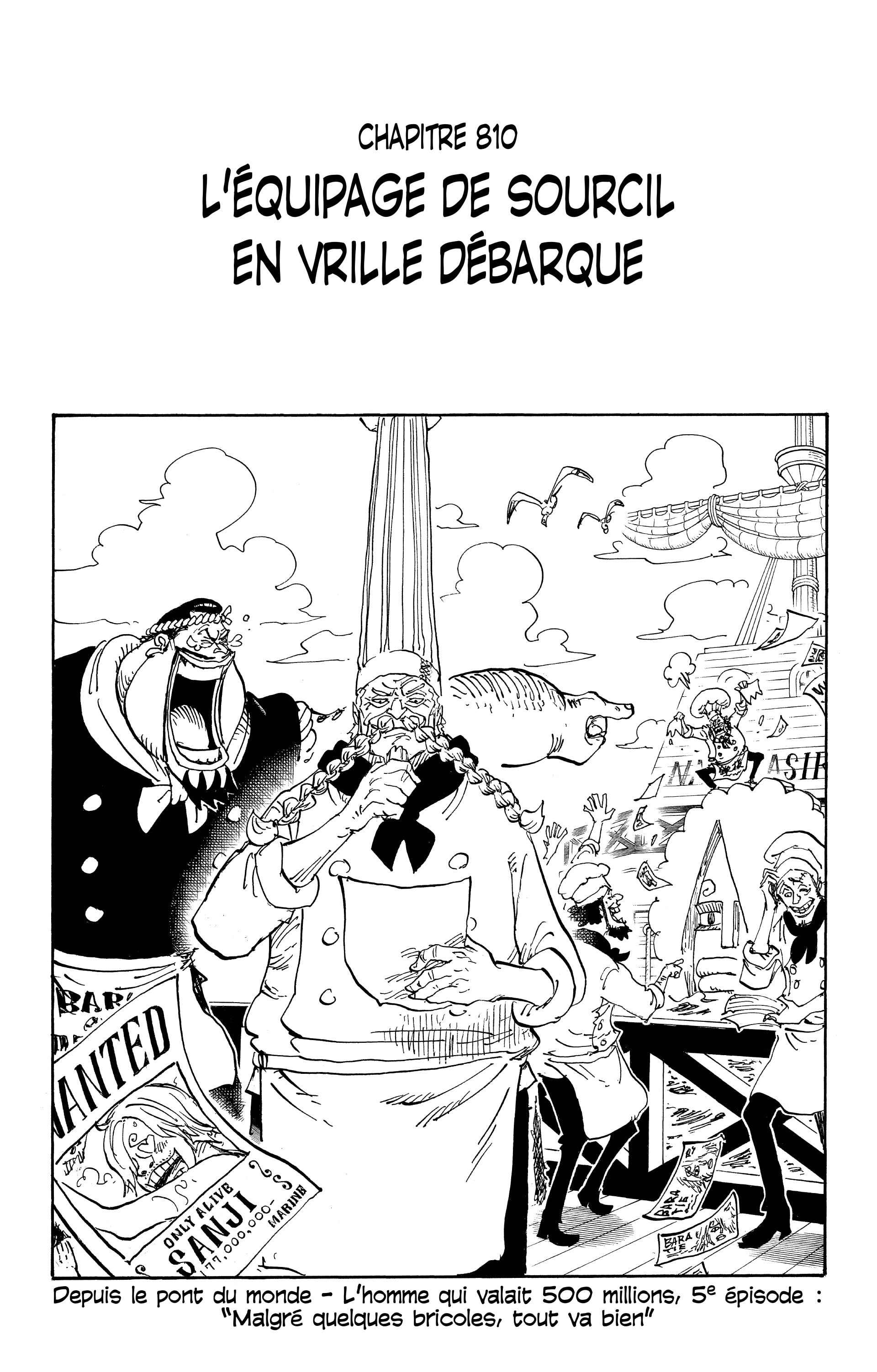 One Piece Chapitre 810 - Page 1