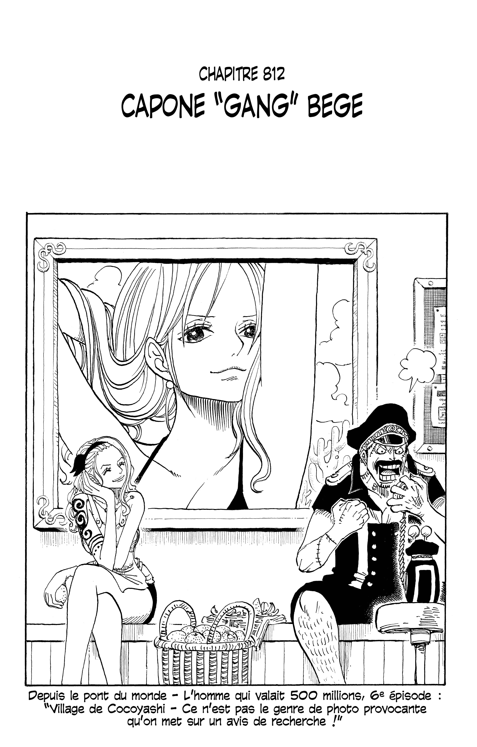 One Piece Chapitre 812 - Page 1