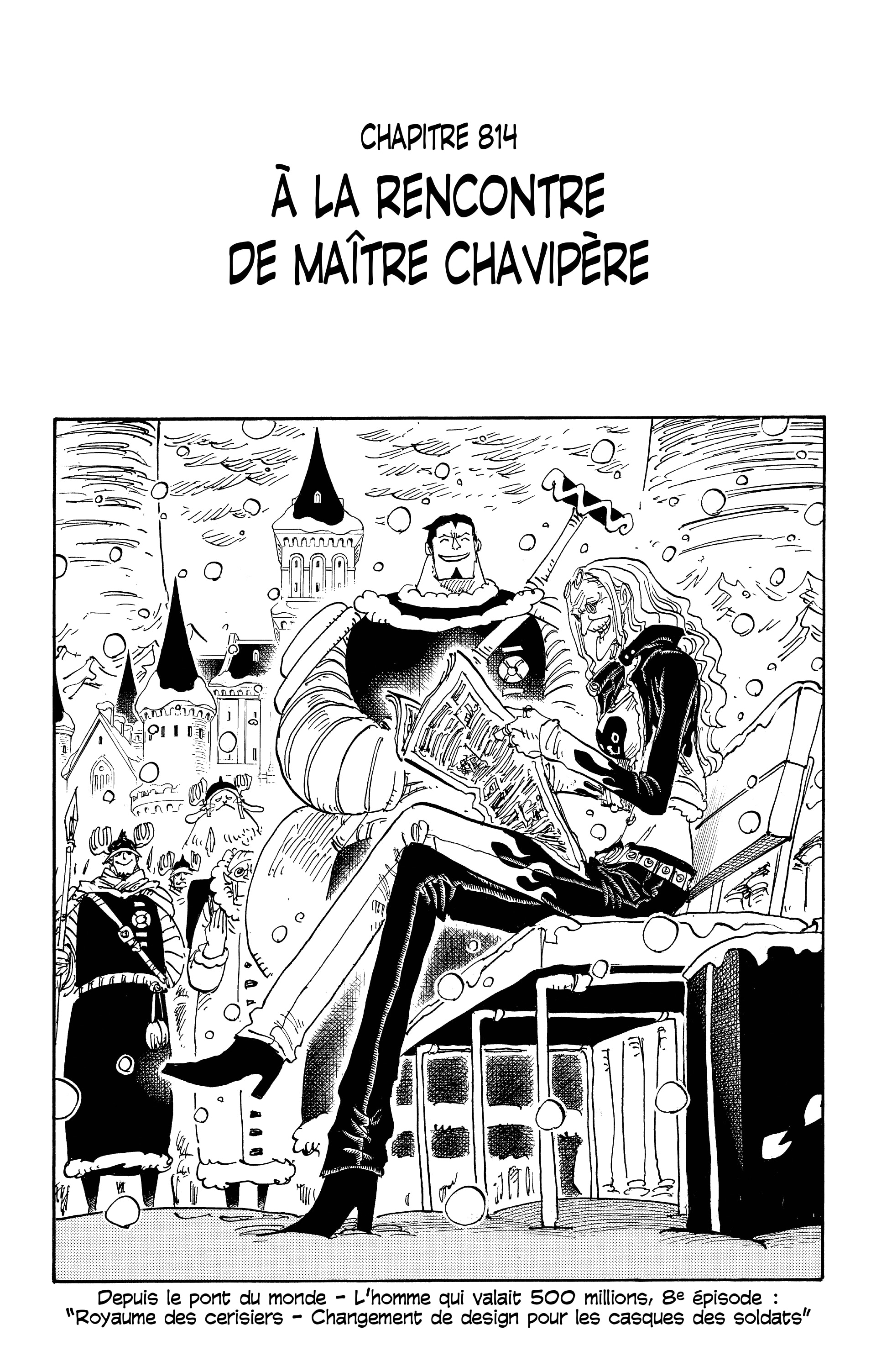 One Piece Chapitre 814 - Page 1