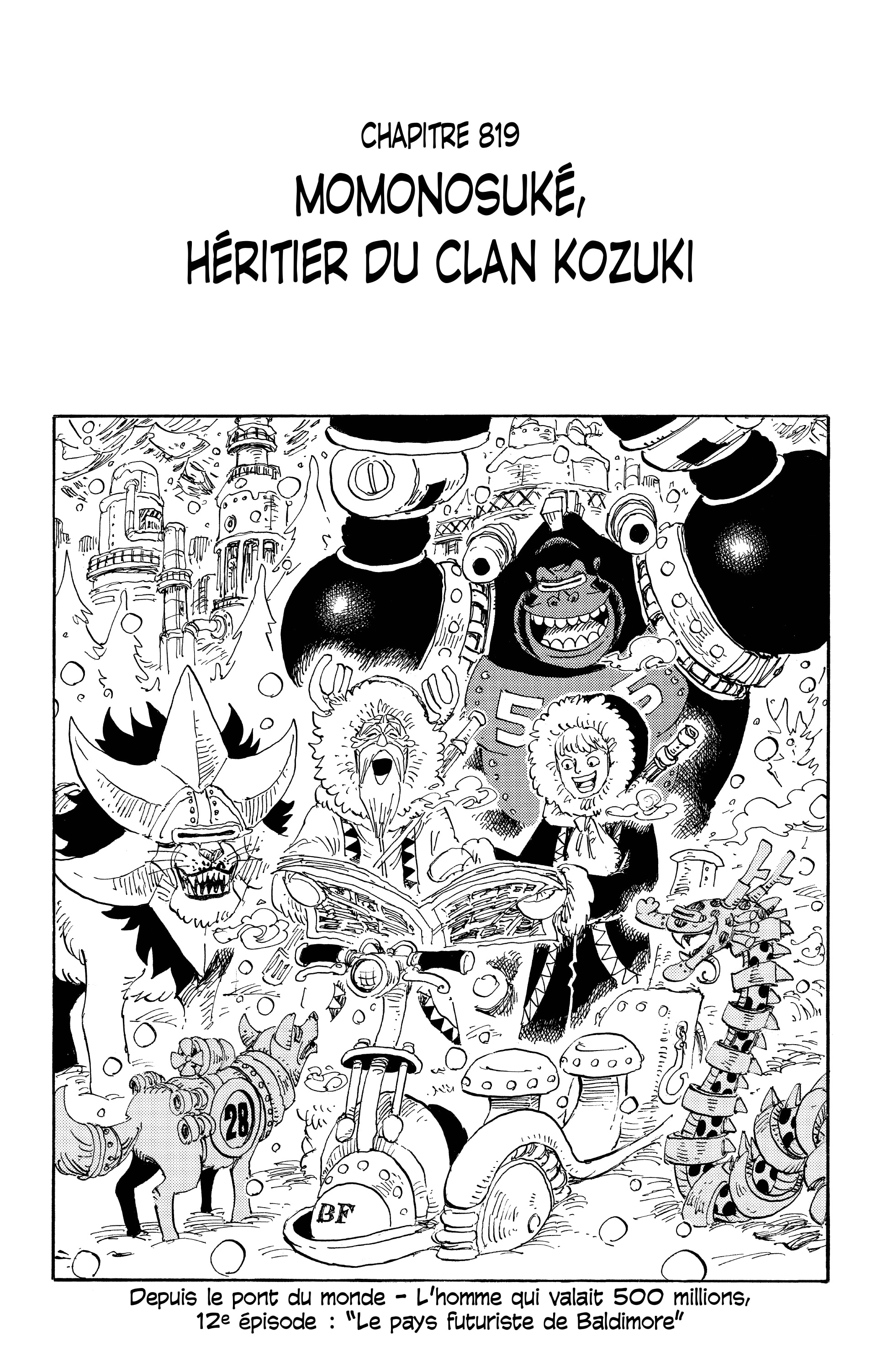 One Piece Chapitre 819 - Page 1