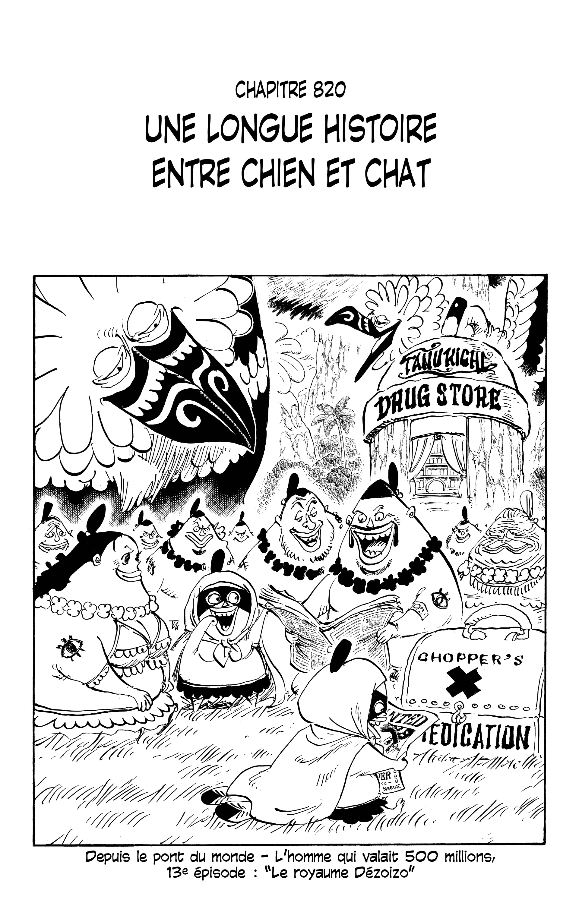 One Piece Chapitre 820 - Page 1