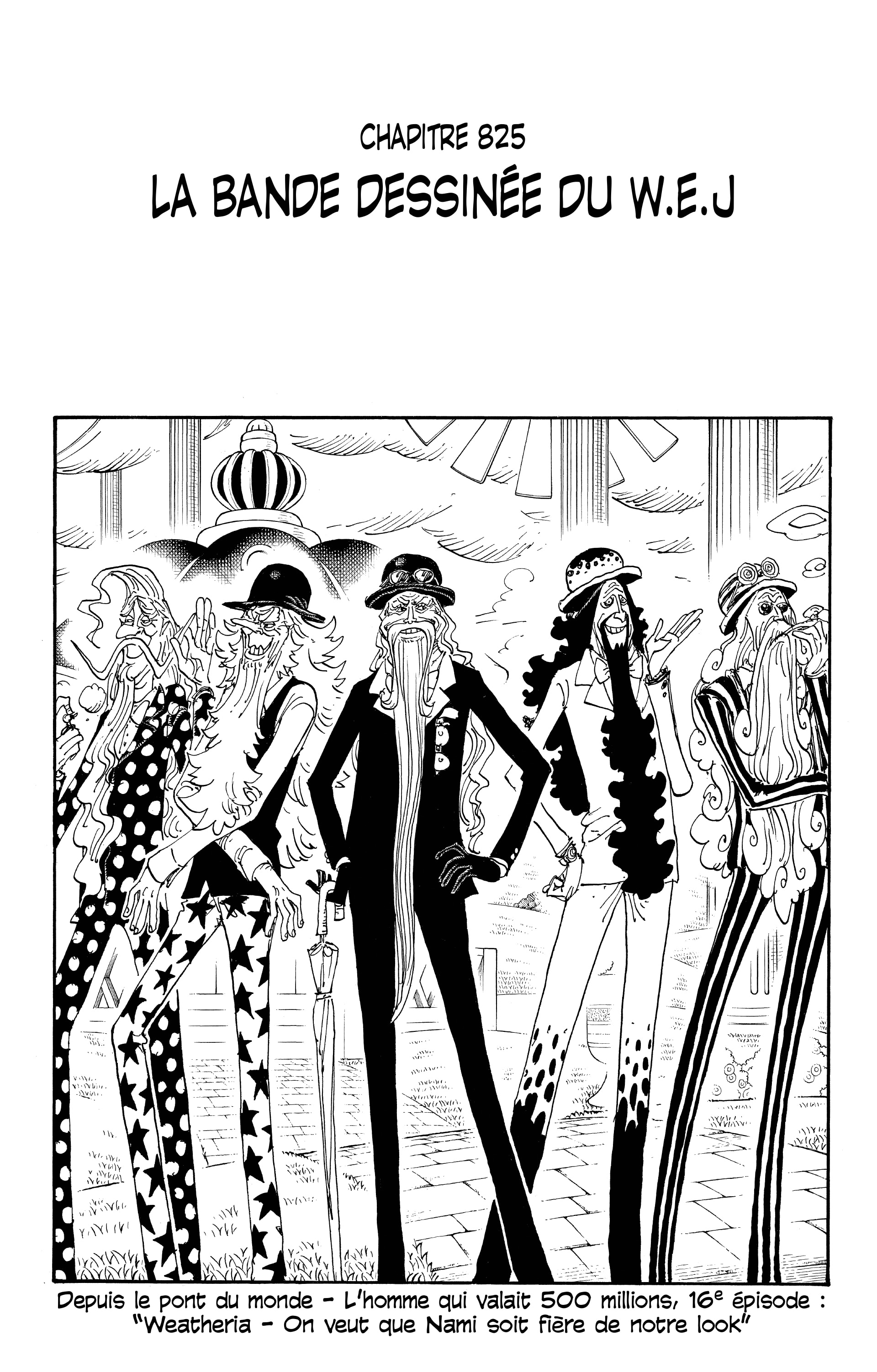 One Piece Chapitre 825 - Page 1