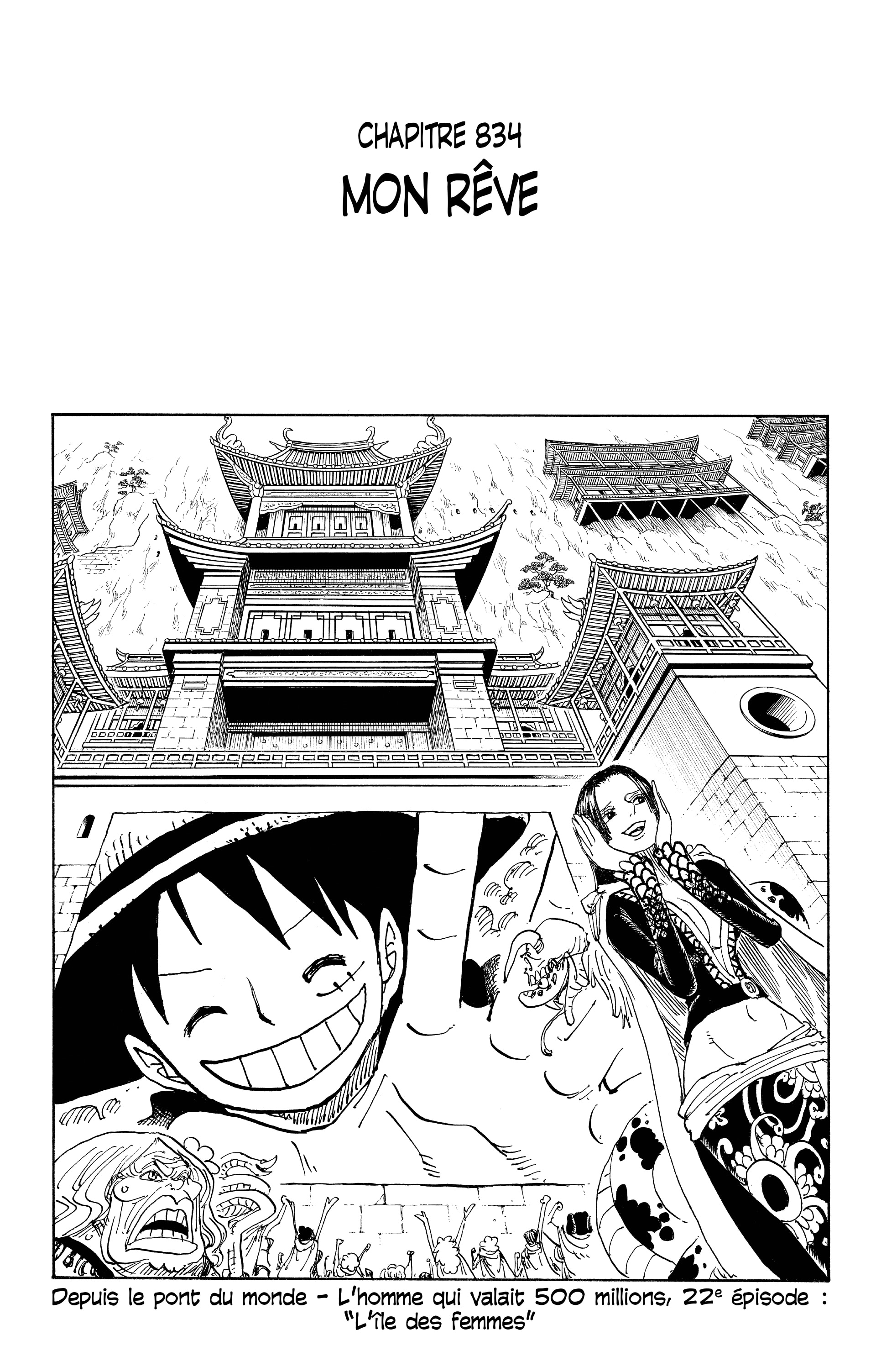 One Piece Chapitre 834 - Page 1