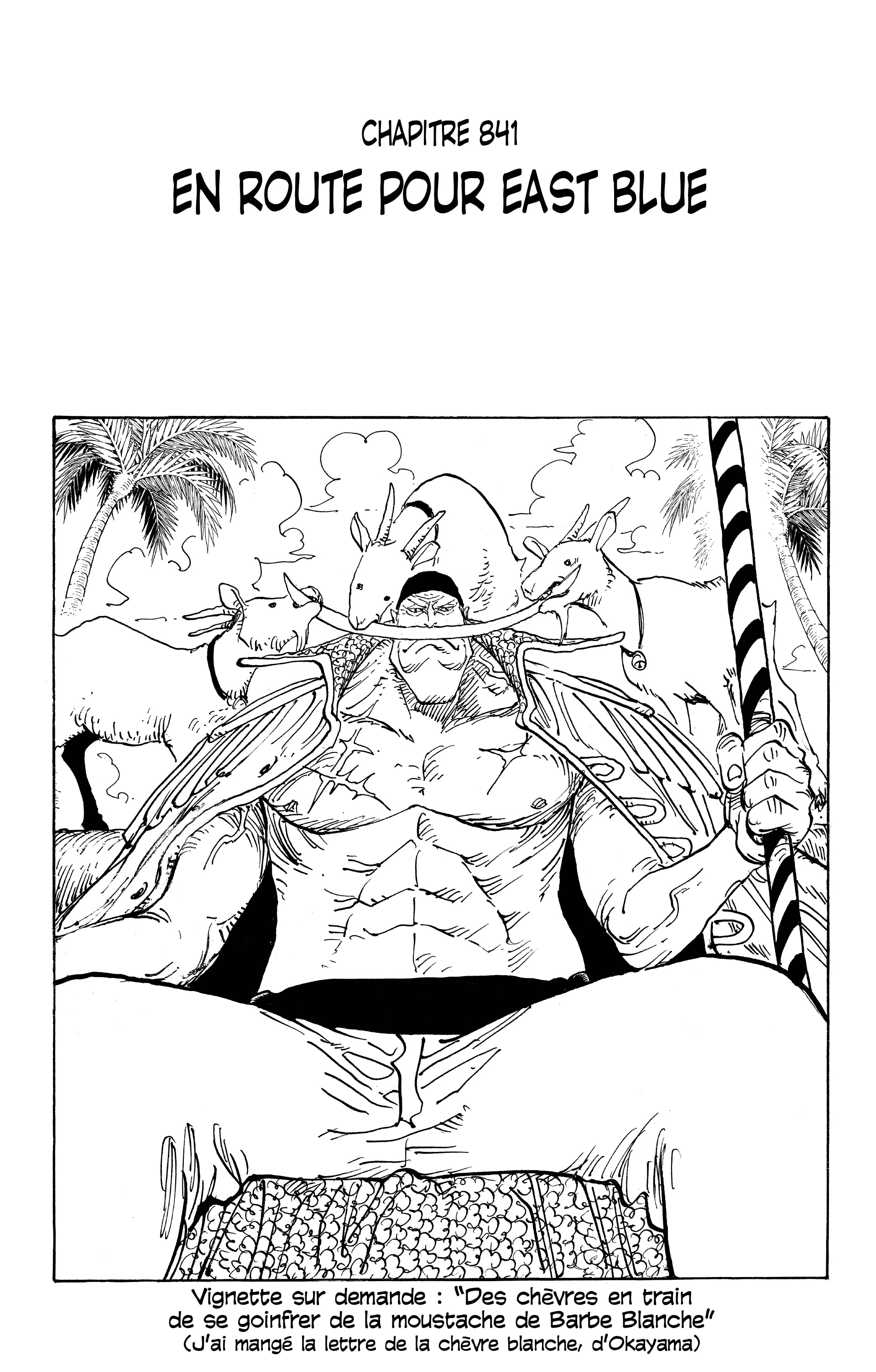 One Piece Chapitre 841 - Page 1