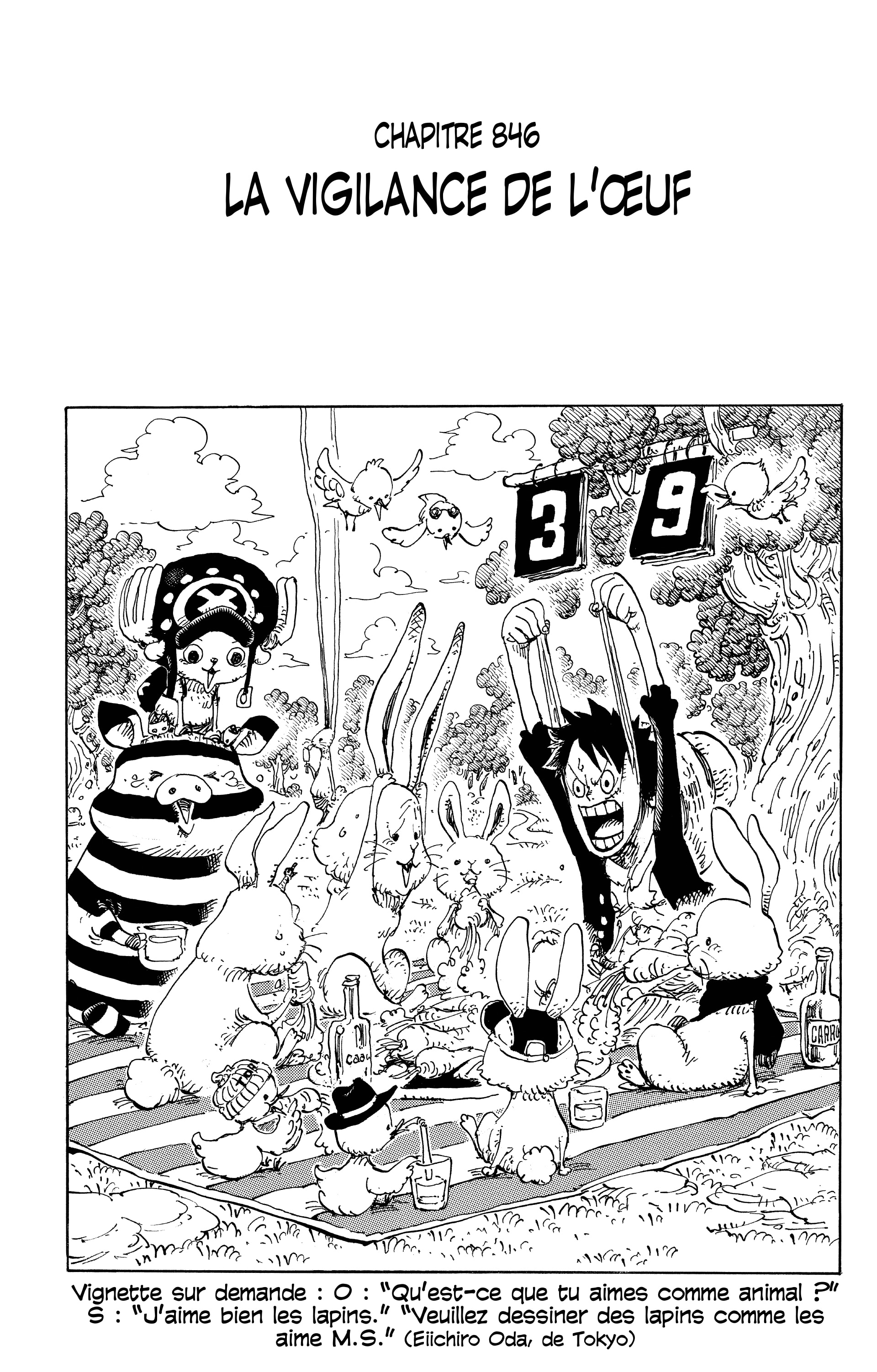 One Piece Chapitre 846 - Page 1