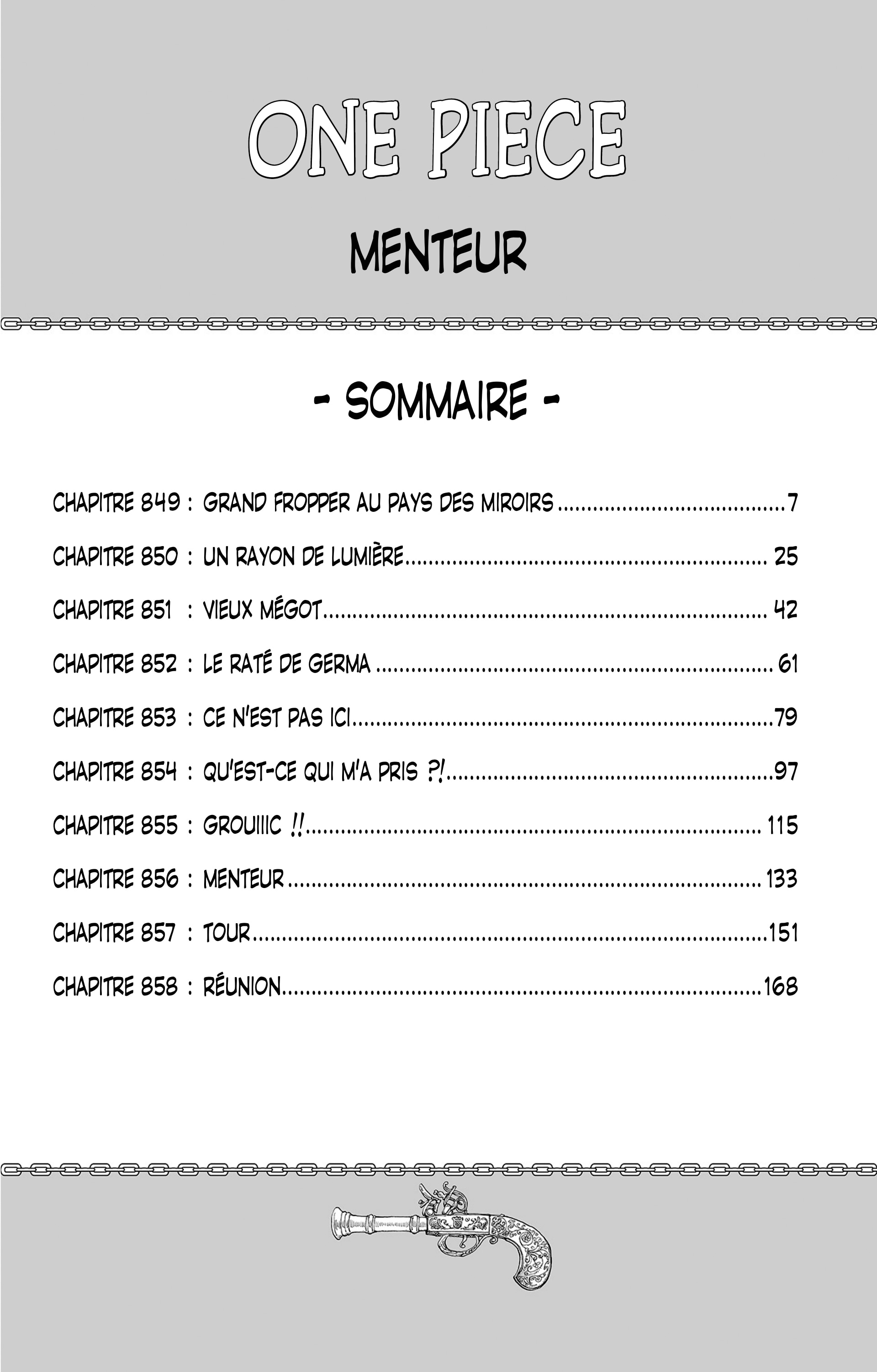 One Piece Chapitre 849 - Page 5