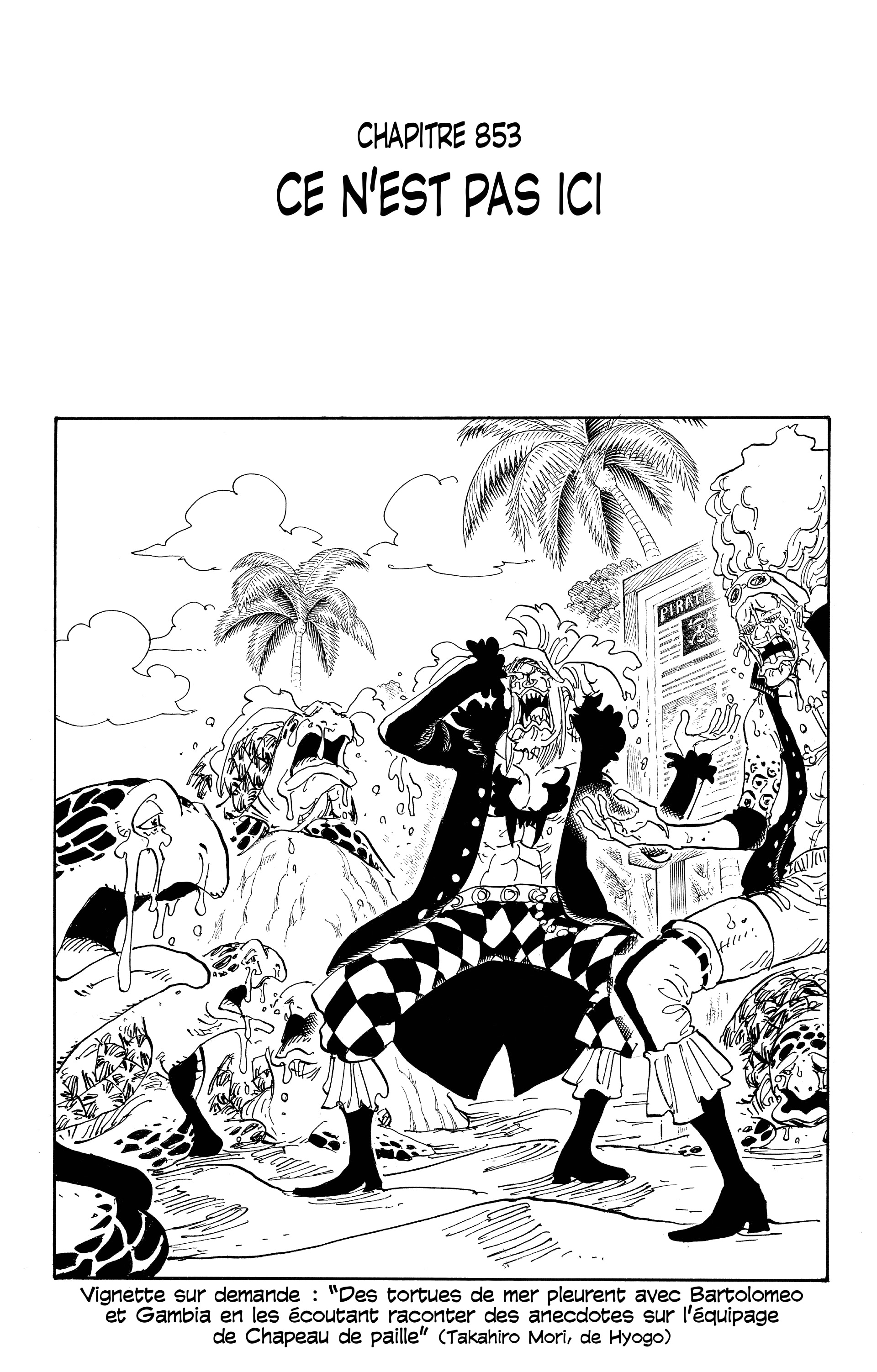 One Piece Chapitre 853 - Page 1
