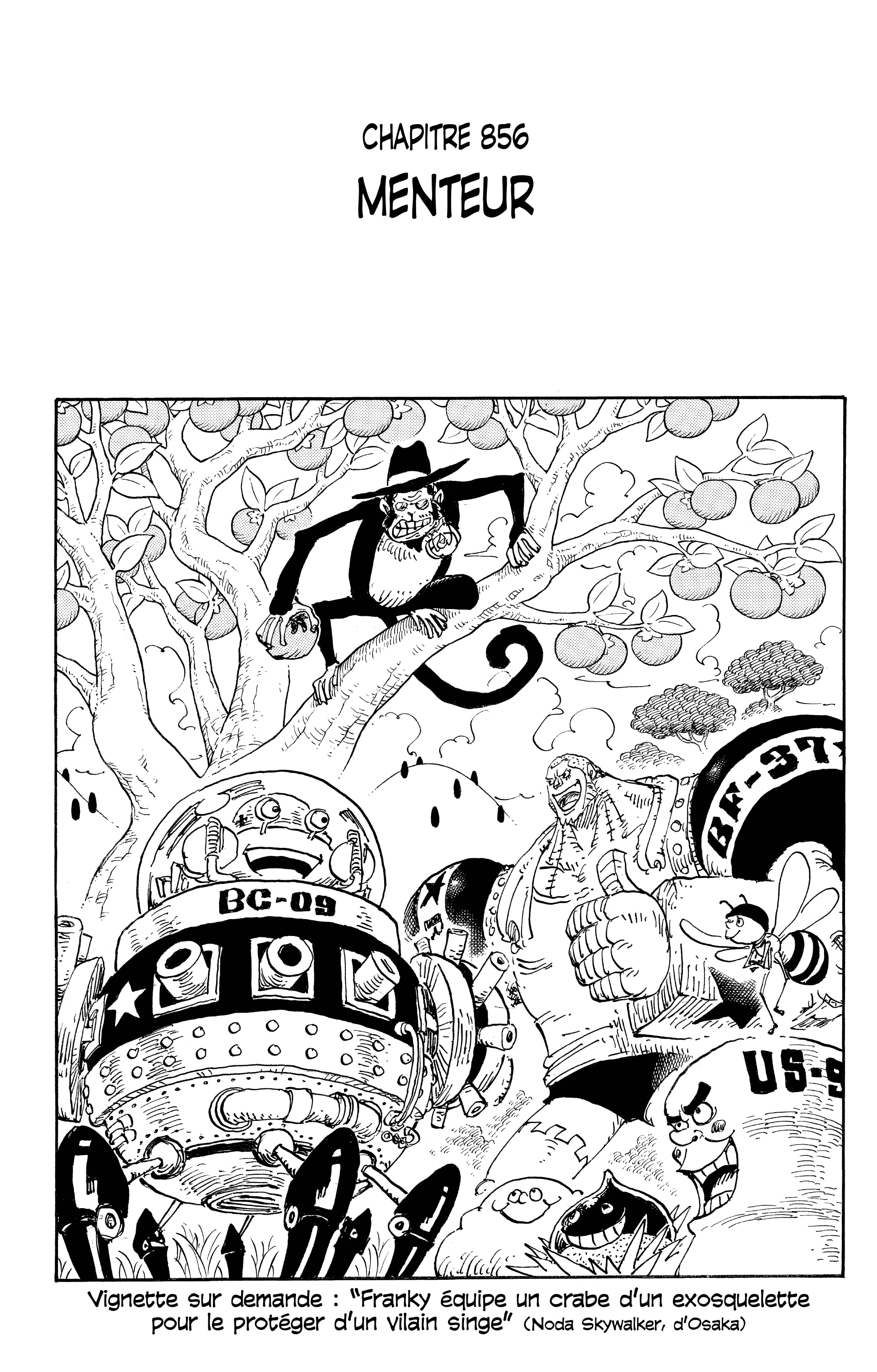 One Piece Chapitre 856 - Page 1