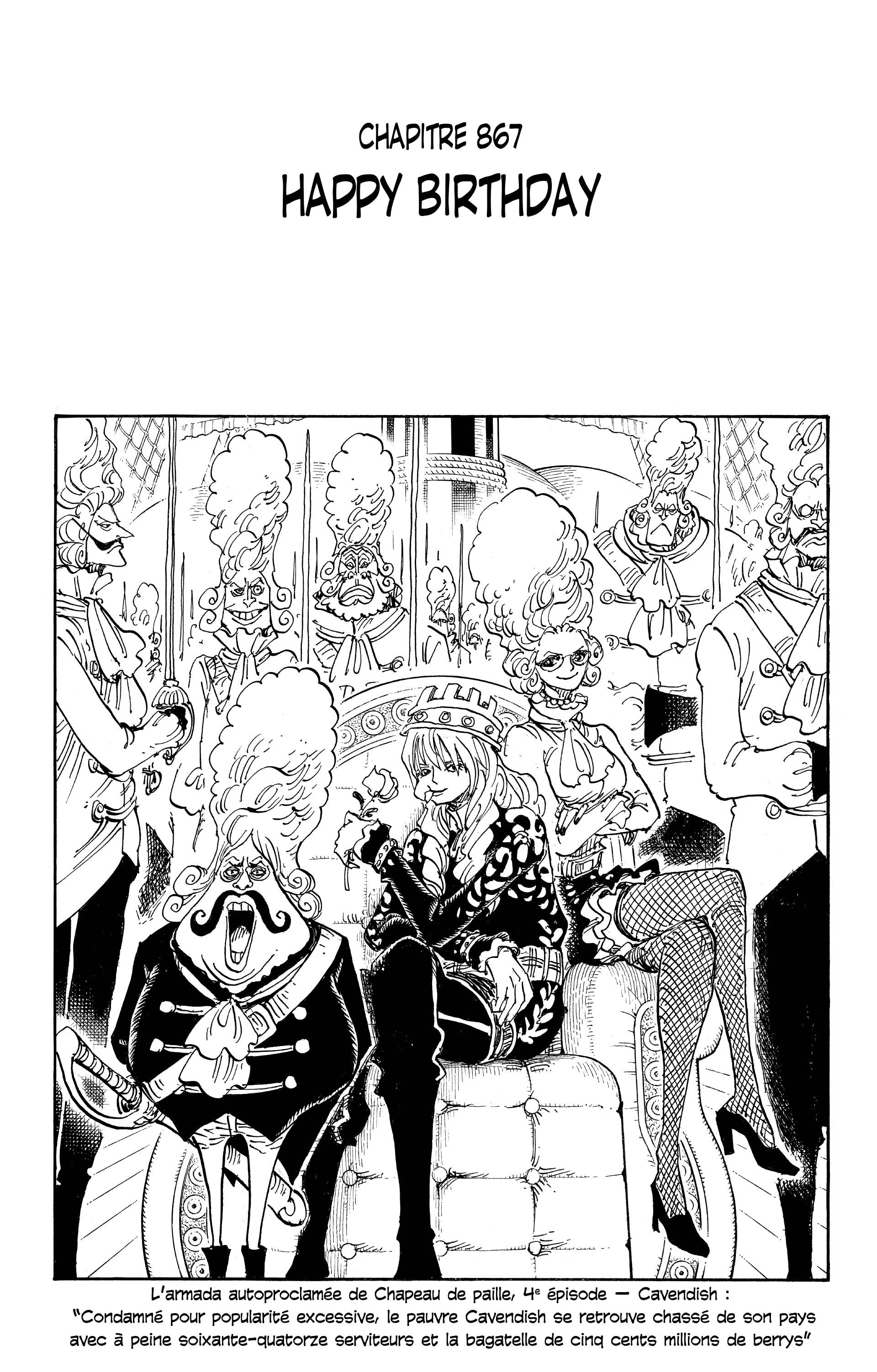 One Piece Chapitre 867 - Page 1