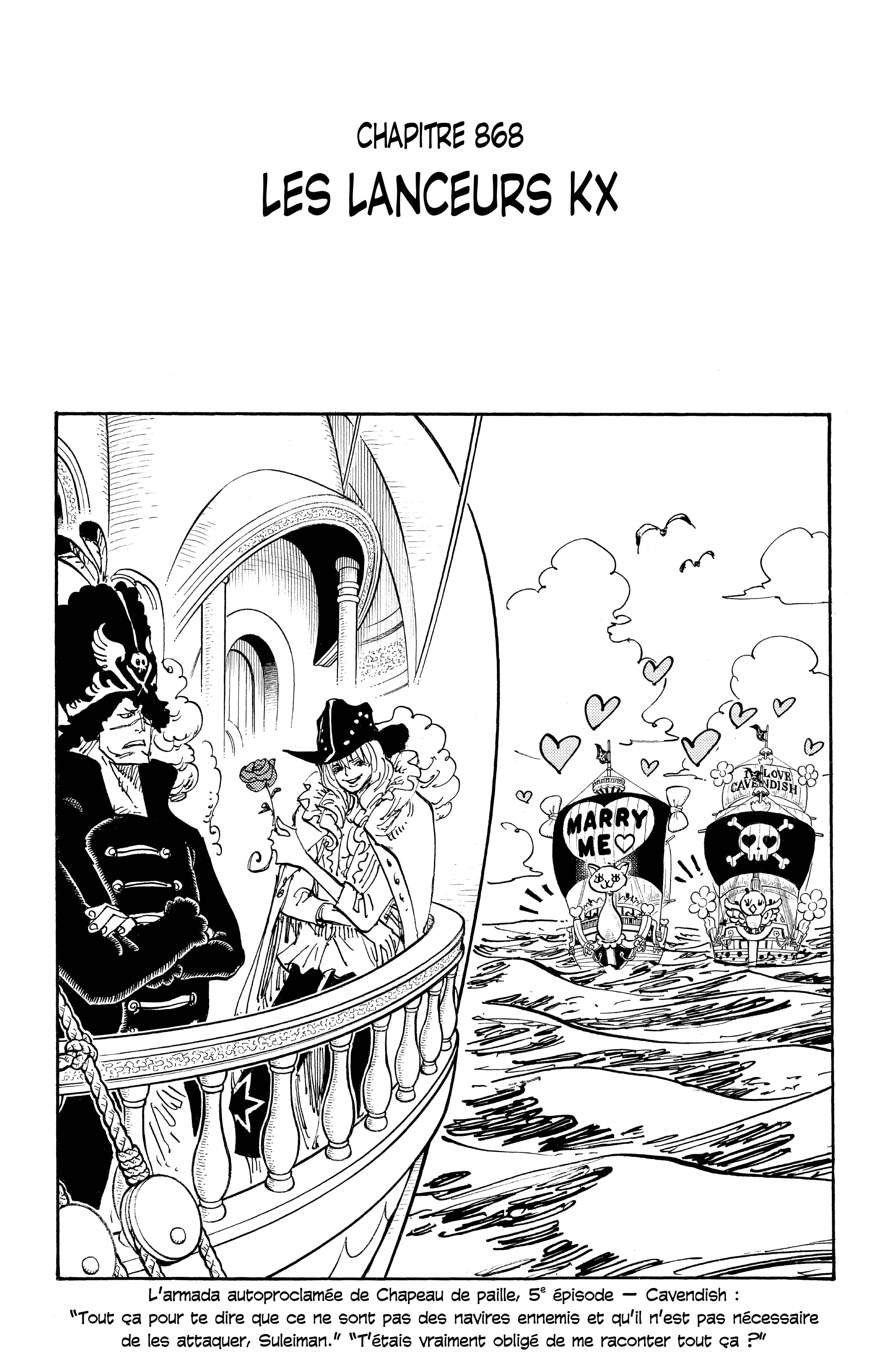 One Piece Chapitre 868 - Page 1